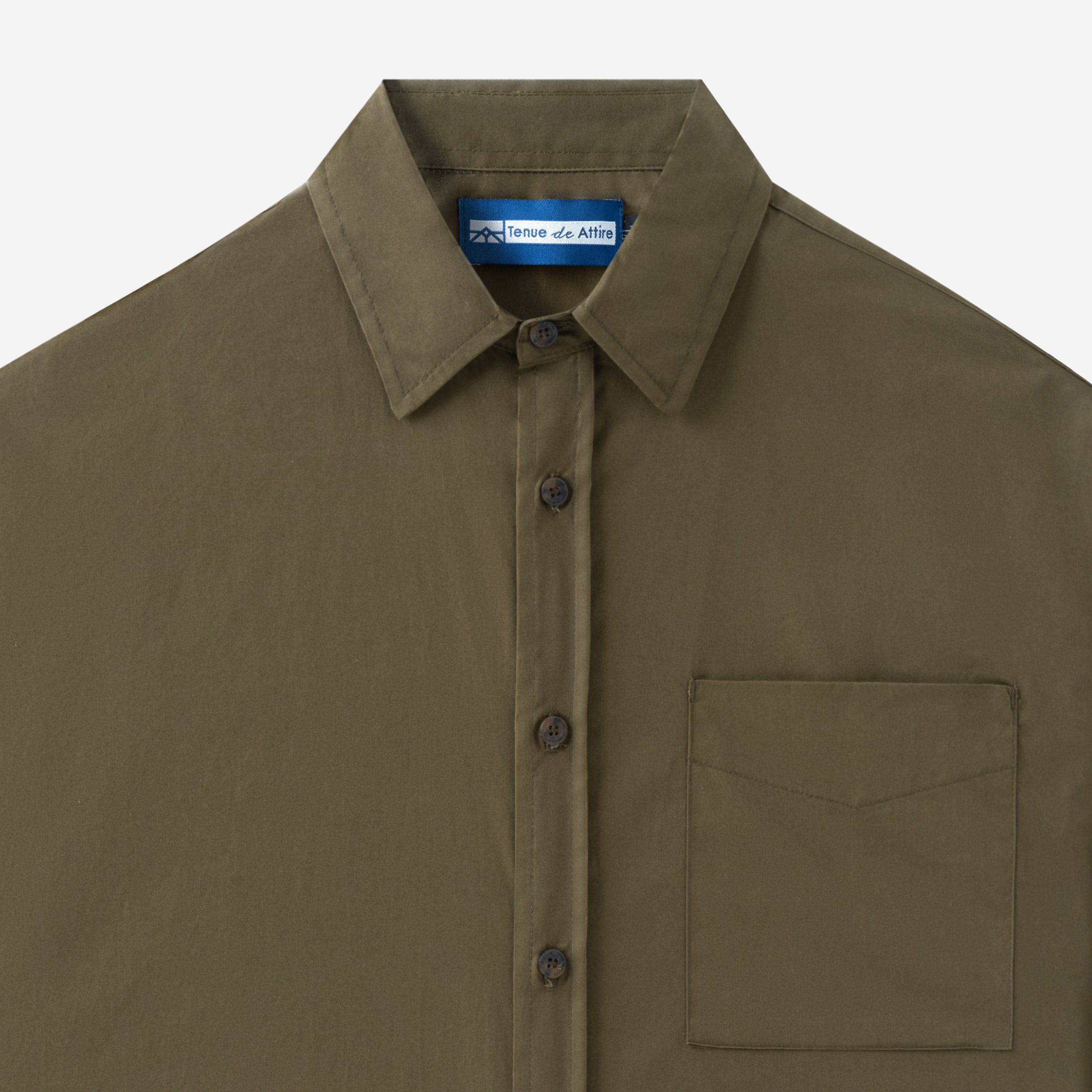 FACTORY SALE - Metro Spectrum Long Sleeve Shirt - Olive