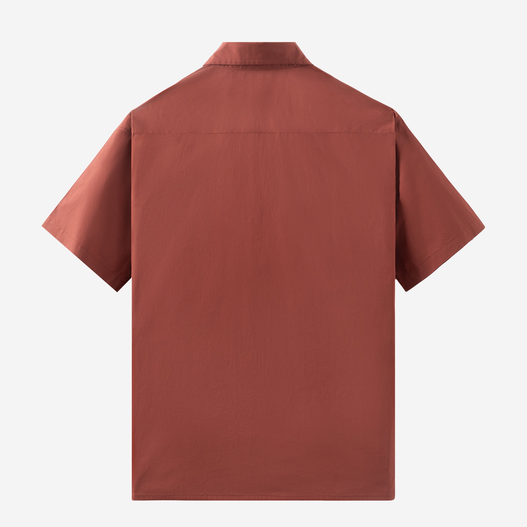 FACTORY SALE - Metro Spectrum Short Sleeve Shirt - Terracotta