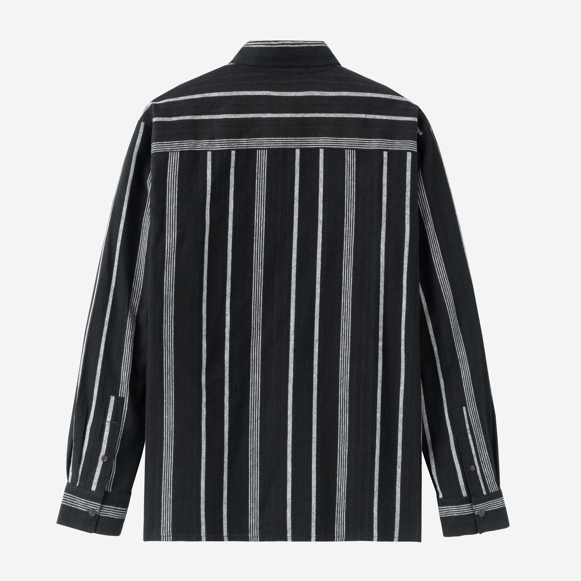 Summer Classic Long Sleeve Shirt - Black Triple Stripes