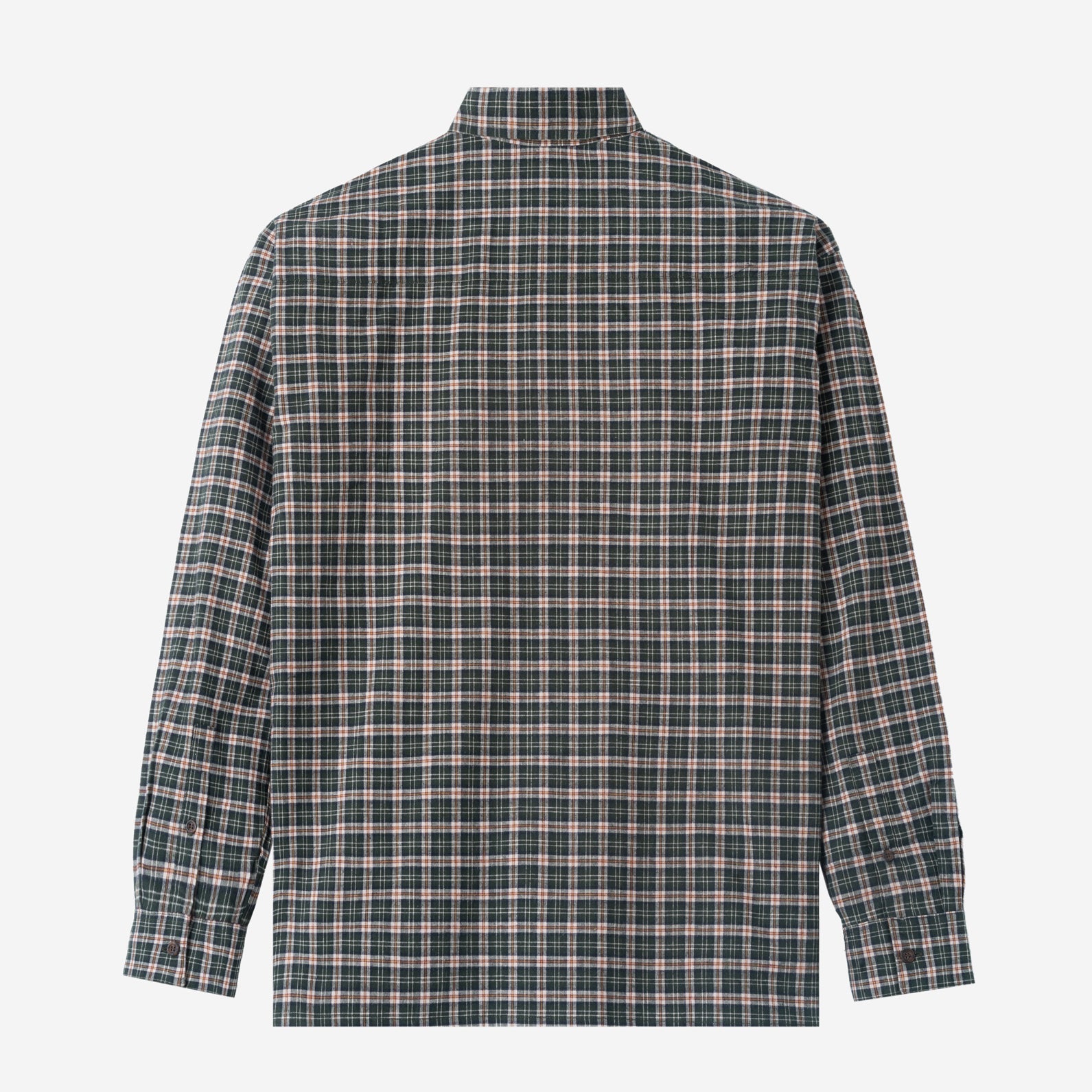 Anyday Long Sleeve Shirt - Dark Green Plaid