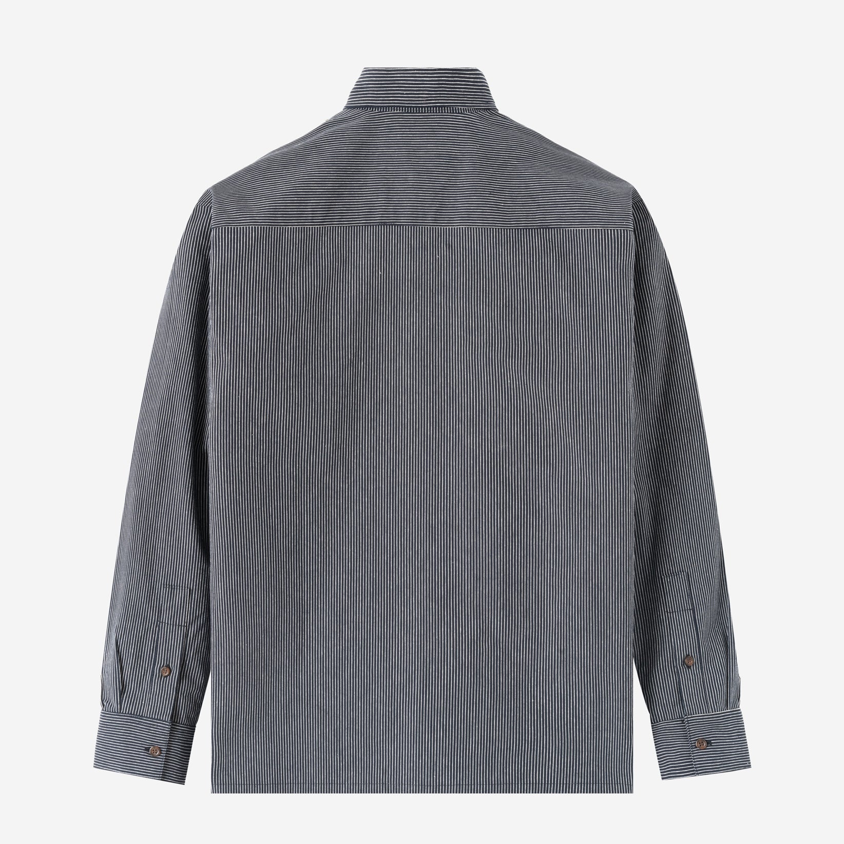 Day Trip Long Sleeve Shirt - Navy White