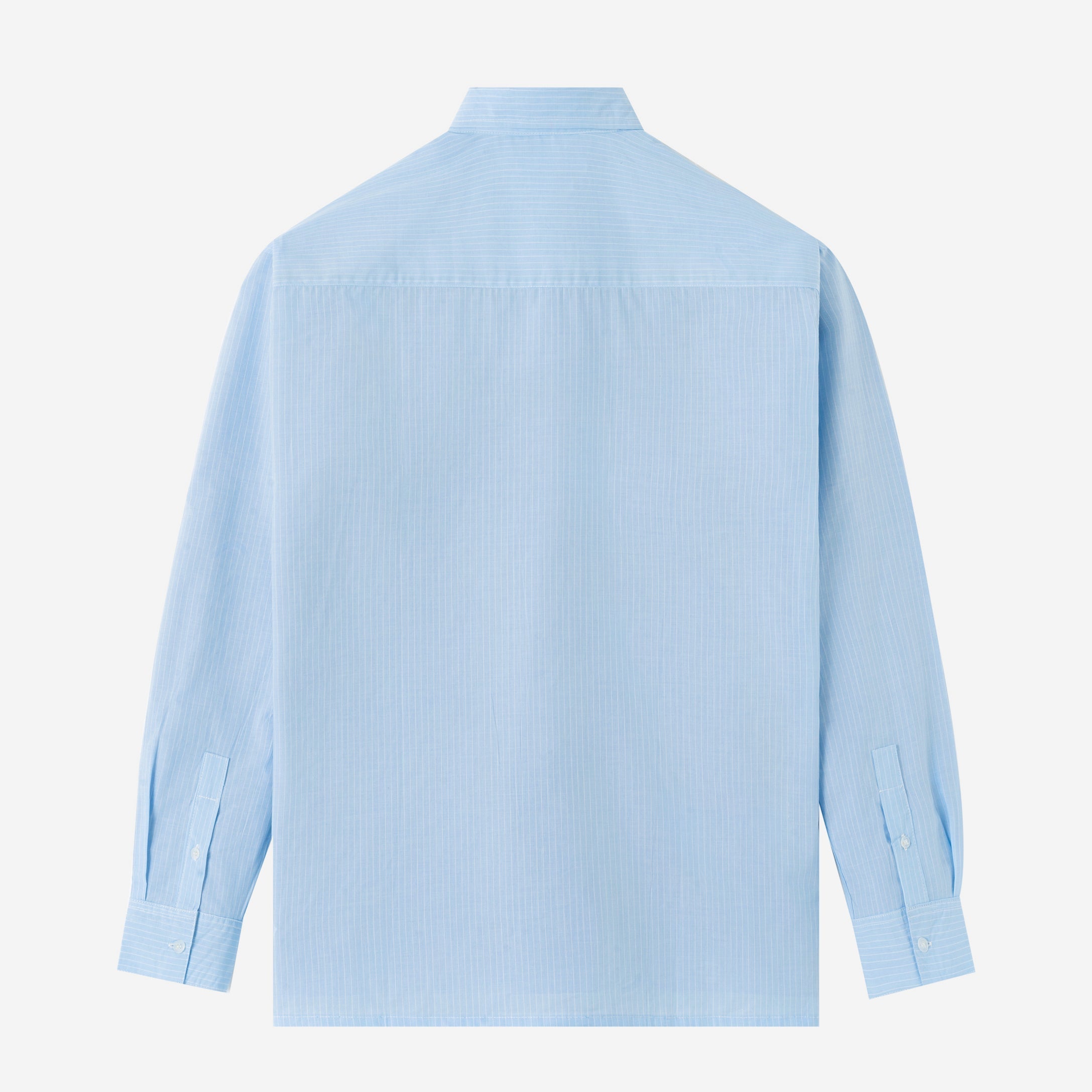 City Long Sleeve Striped Shirt - Sky Blue