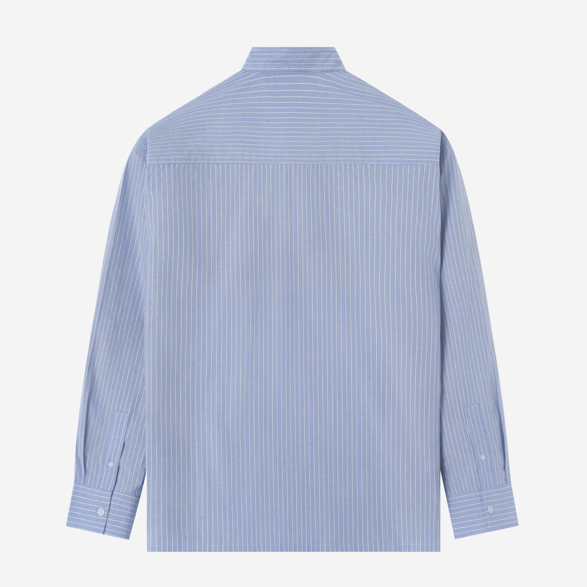 City Long Sleeve Striped Shirt - Pale Blue