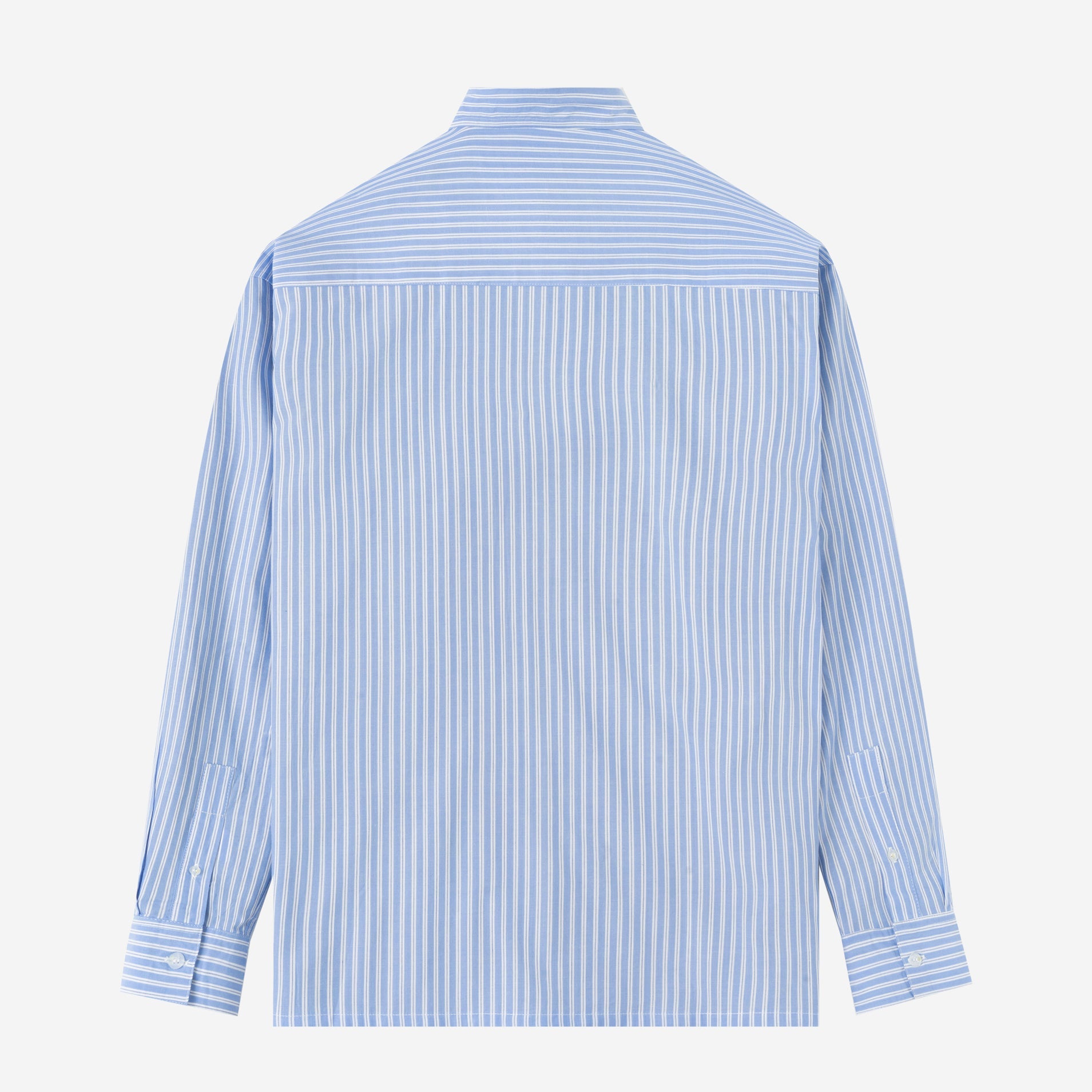 City Long Sleeve Striped Shirt - Soft Blue