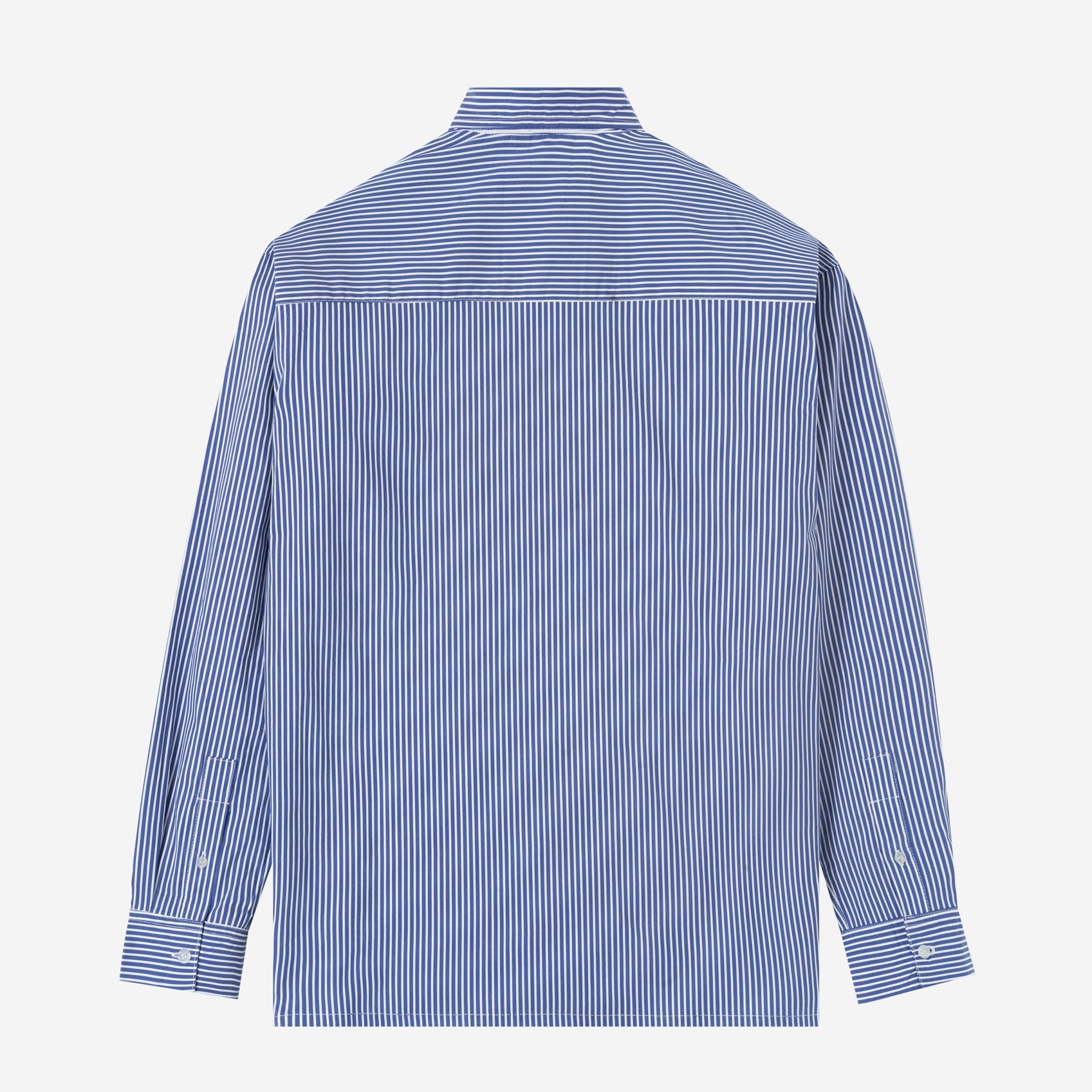 City Long Sleeve Striped Shirt - Dark Blue