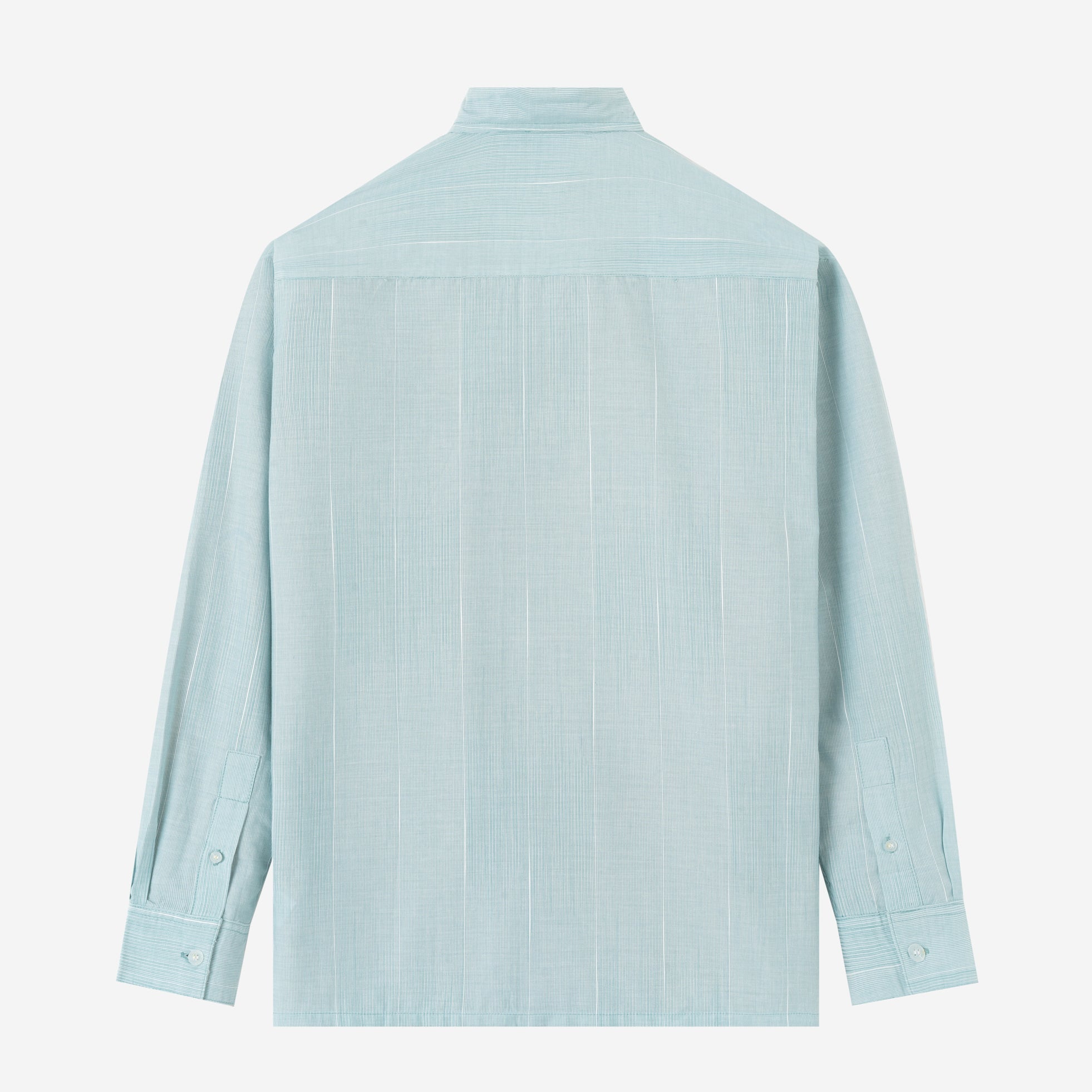 City Long Sleeve Striped Shirt - Green Blue