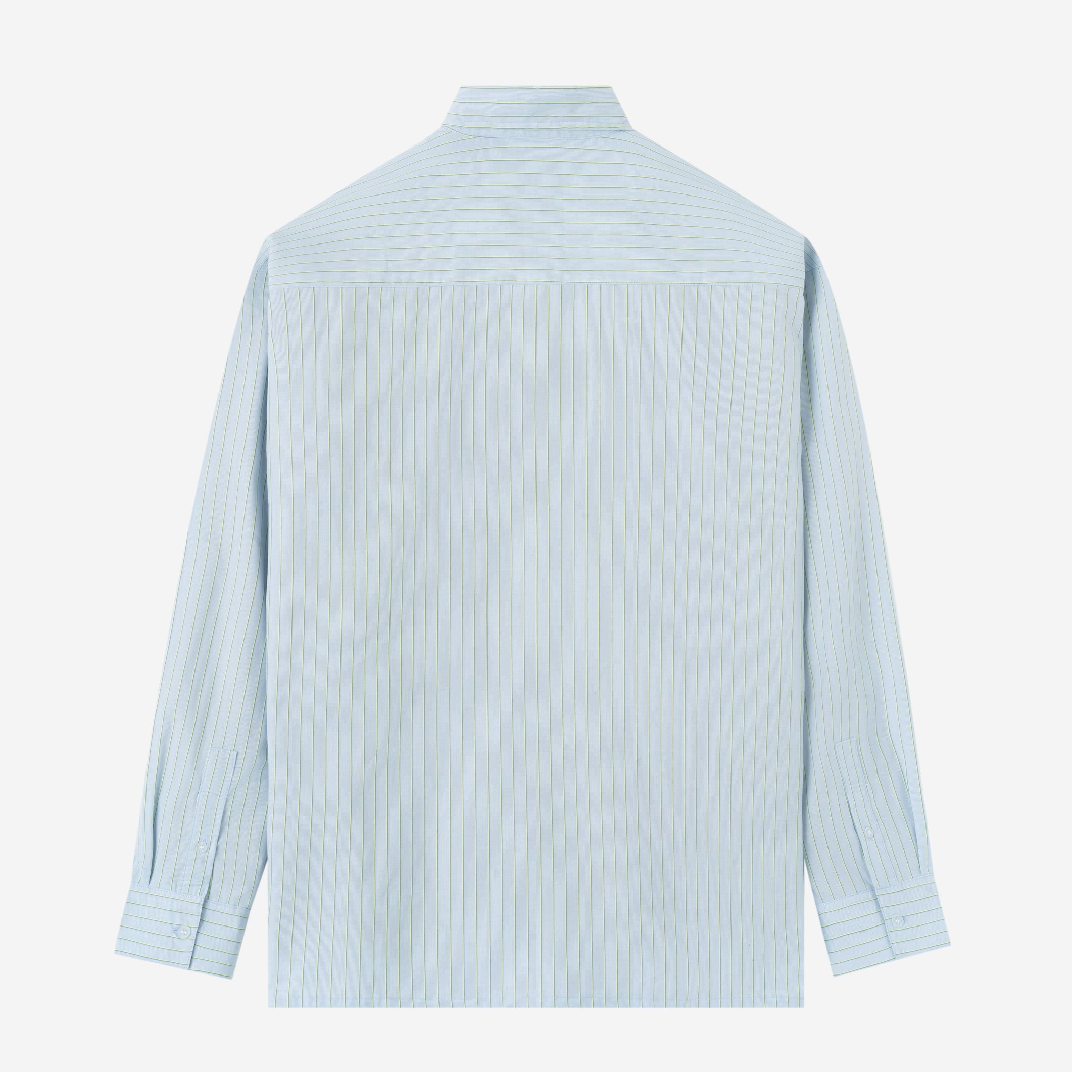 City Long Sleeve Striped Shirt - Blue Green