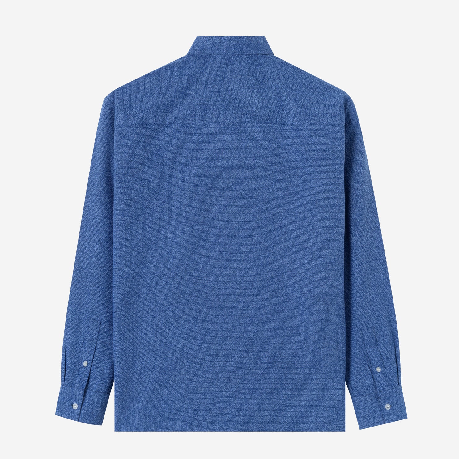 City Long Sleeve 2 Pocket Work Shirt - Space Blue