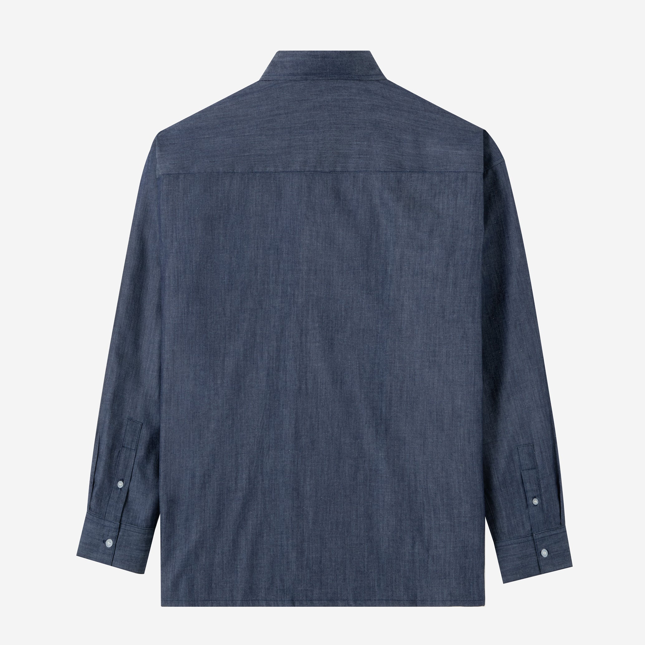 City Long Sleeve 2 Pocket Work Shirt - Steel Grey