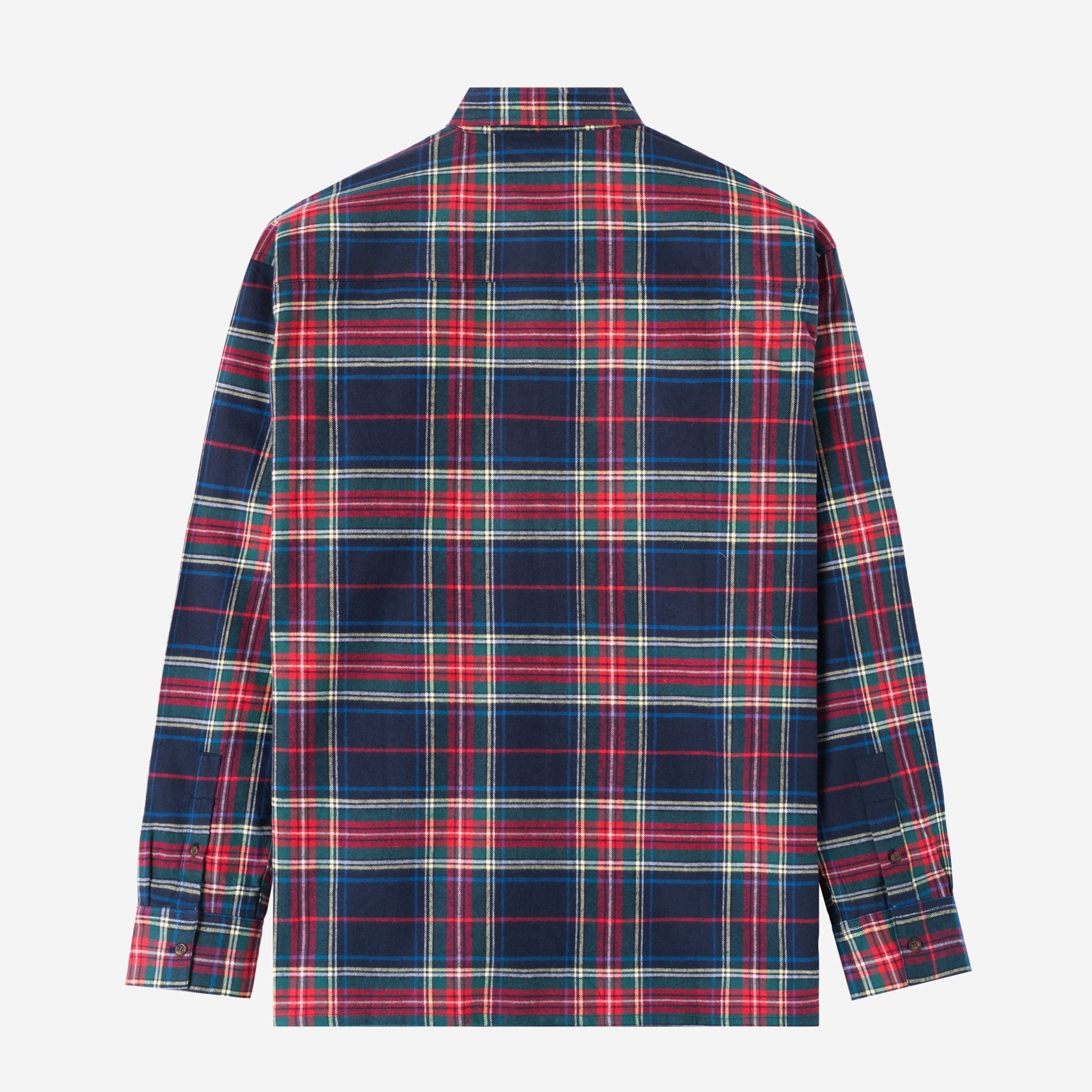 College Days Long Sleeve Plaid Shirt - Red Green