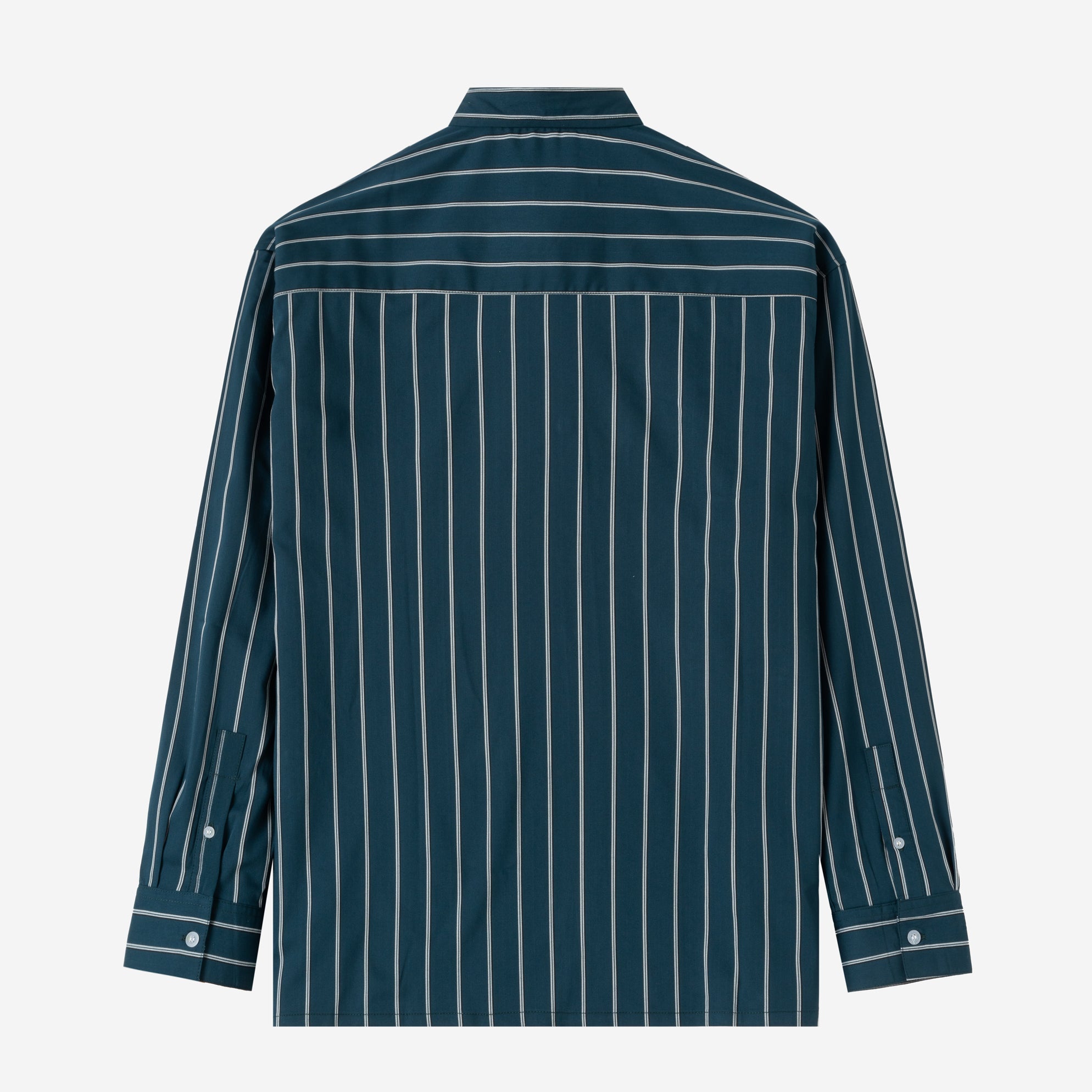 Social Creatures Long Sleeve Striped Shirt - Deep Blue