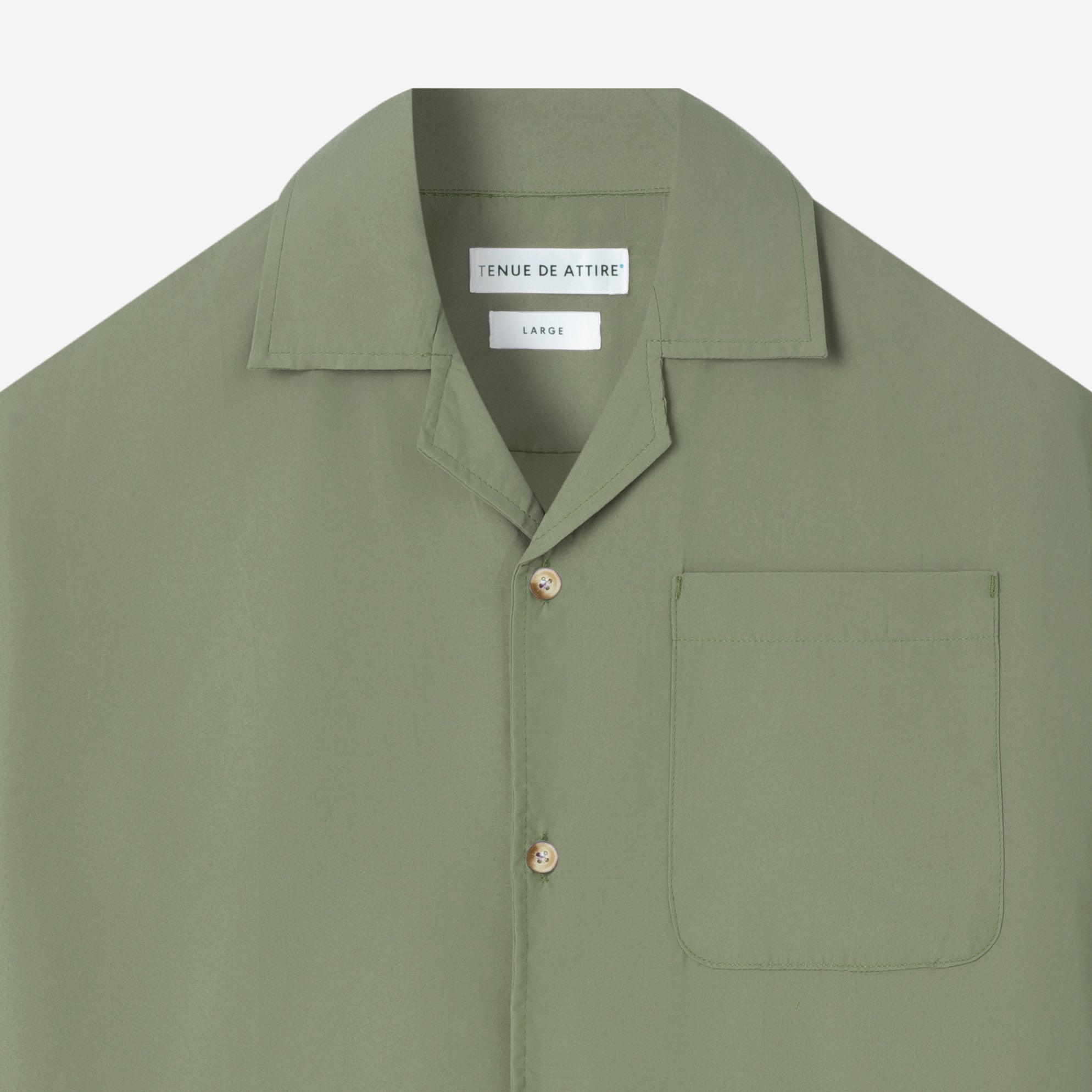 CREMA Camp Collar - Frosty Green