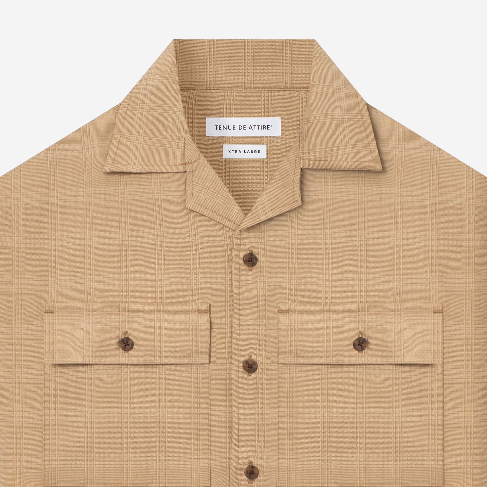 Kemeja Lengan Panjang Tenue de Attire - Daydream Camp Collar Long