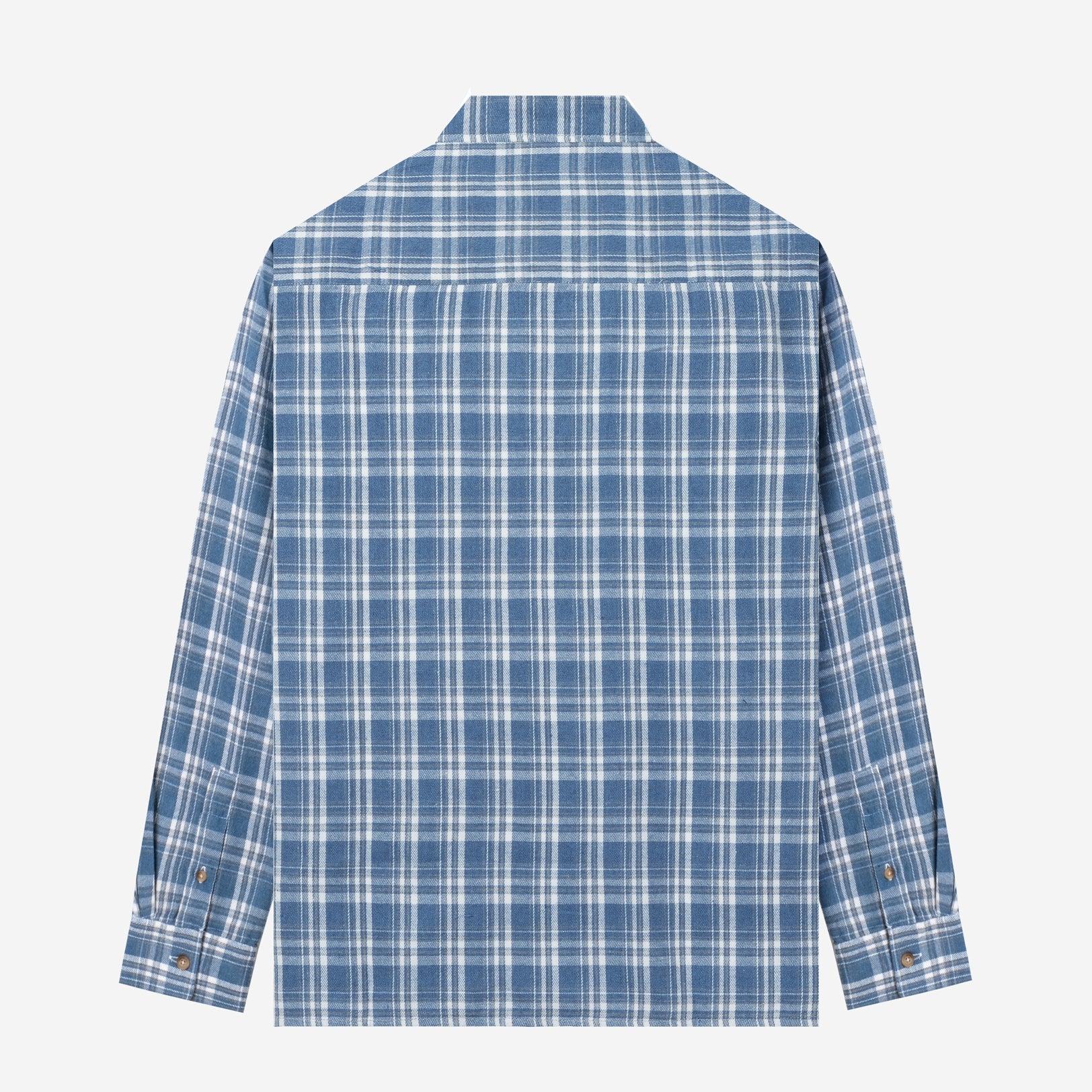 FACTORY SALE - College Long Sleeve Shirt - Blue White