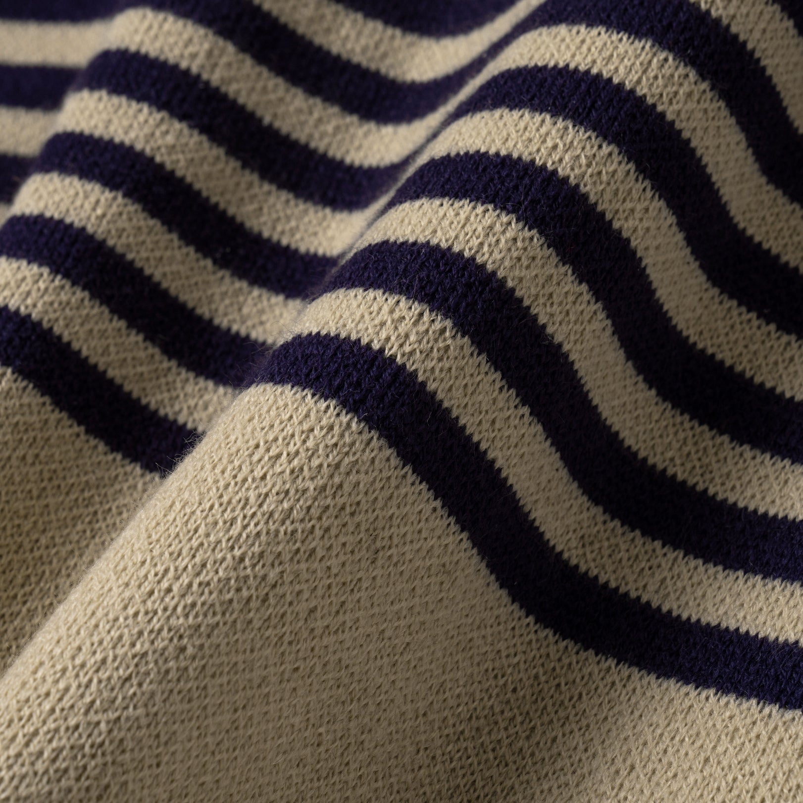FACTORY SALE - Cozy Knit Cardigan - Navy Stripes