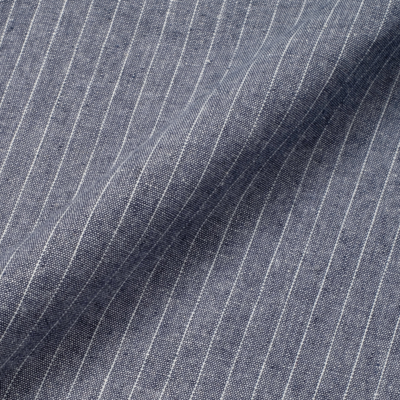 By The Hours Stripes Pull over long Sleeve Shirt Stripes Dust Navy