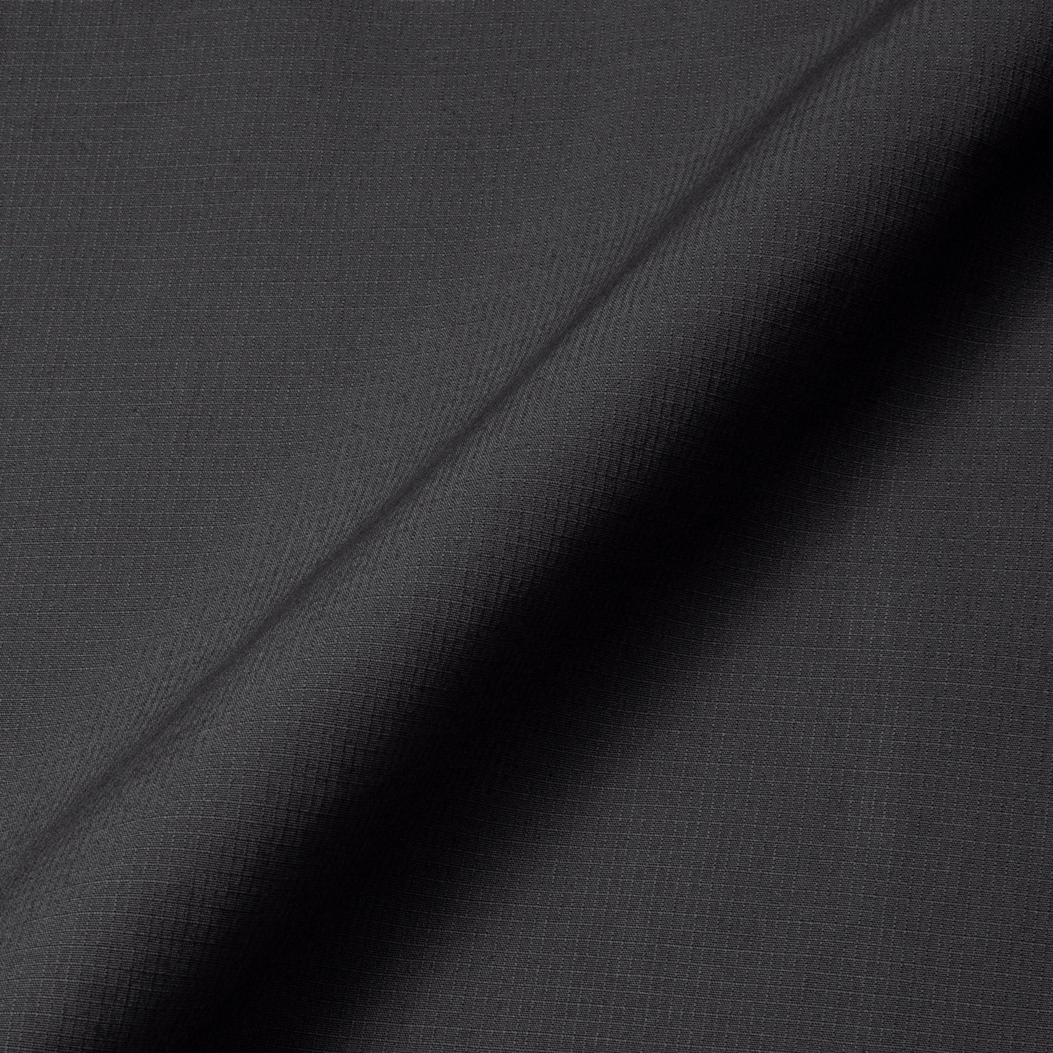 Camp Collar Ripstop Long Sleeve Shirt - Charcoal