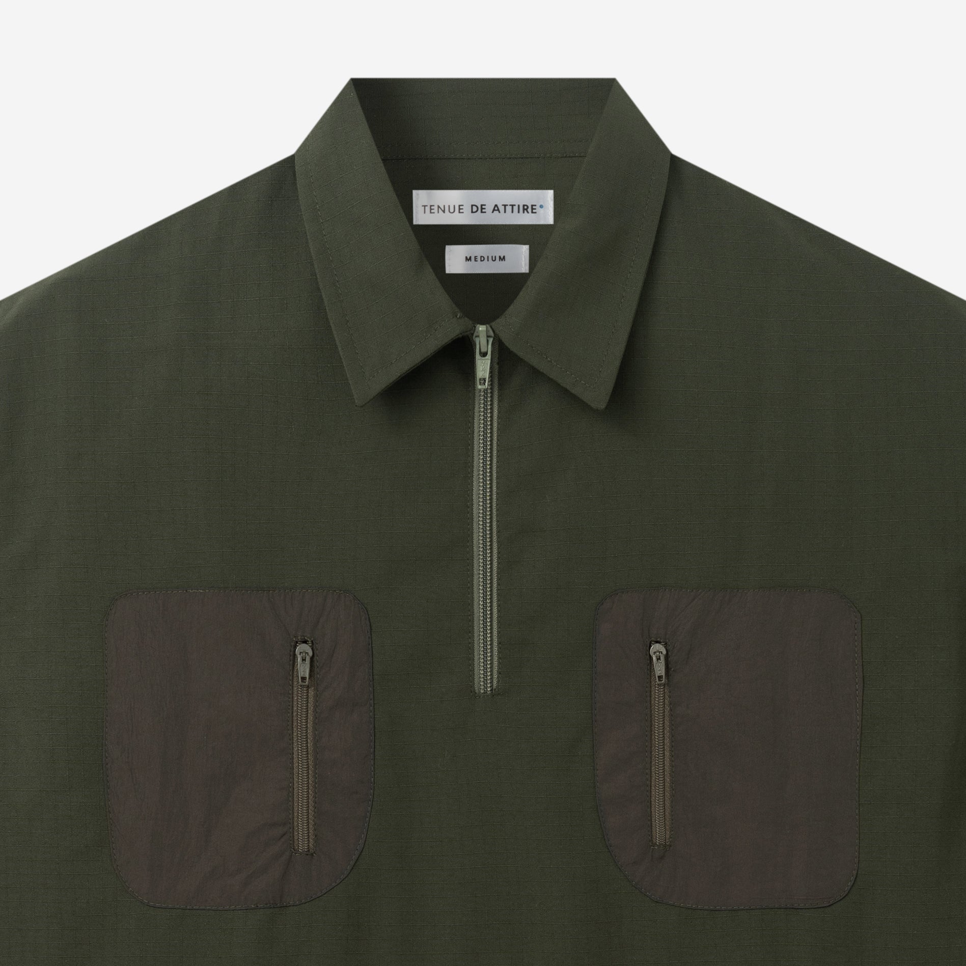 Off-Grid Long Sleeve Half-Zip Shirt - Olive