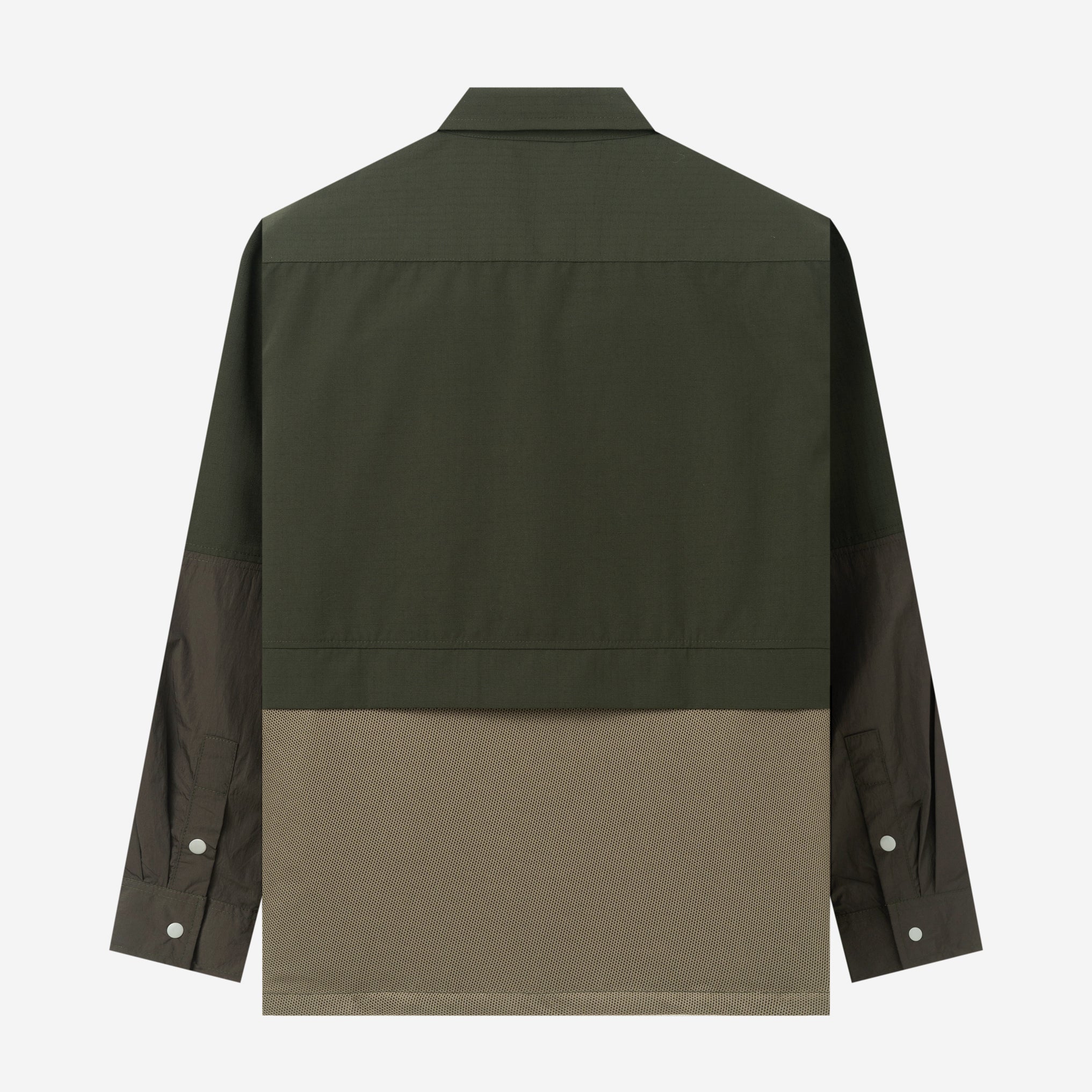 Off-Grid Long Sleeve Half-Zip Shirt - Olive