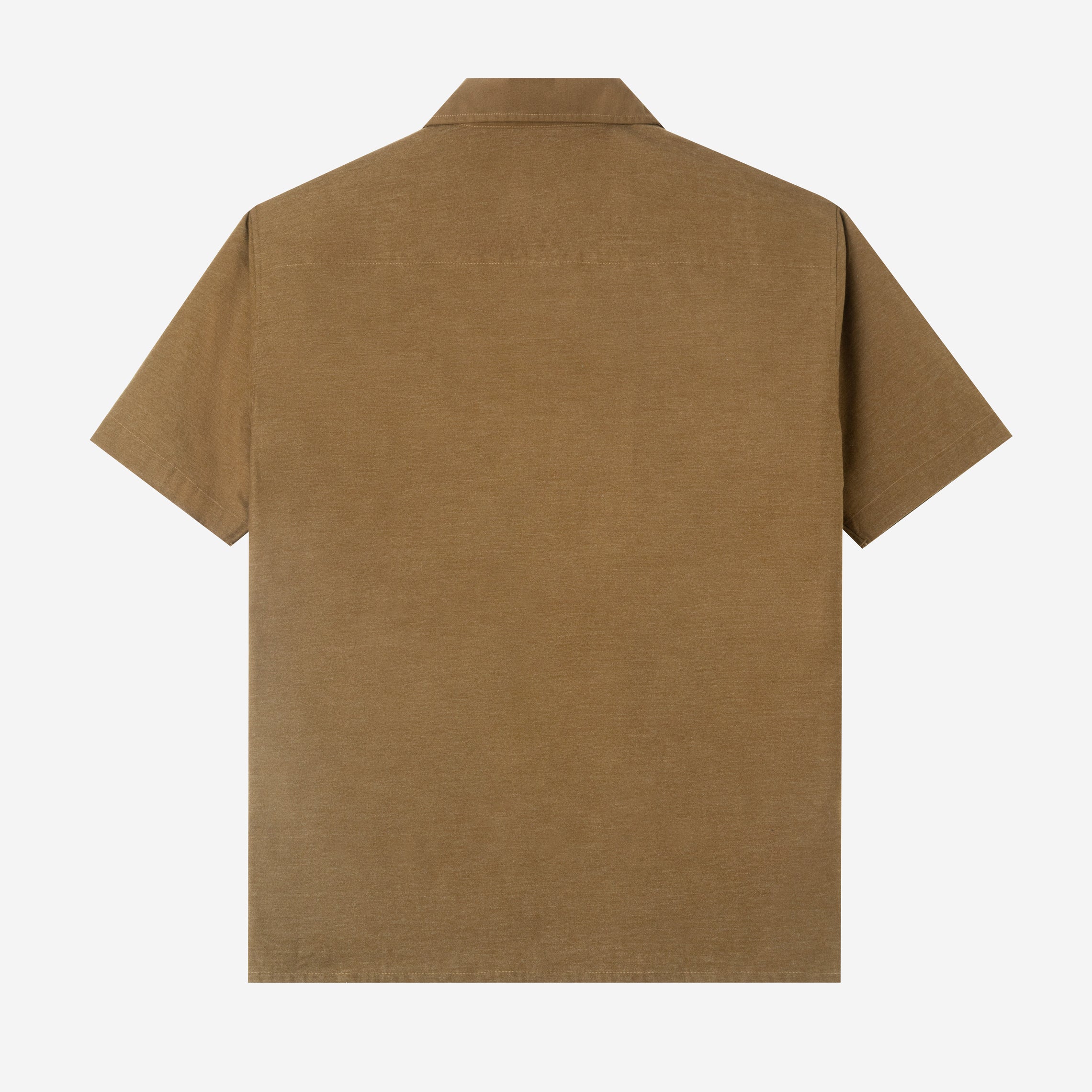 Le Ramdane Camp Collar Short Sleeve Shirt - Olive