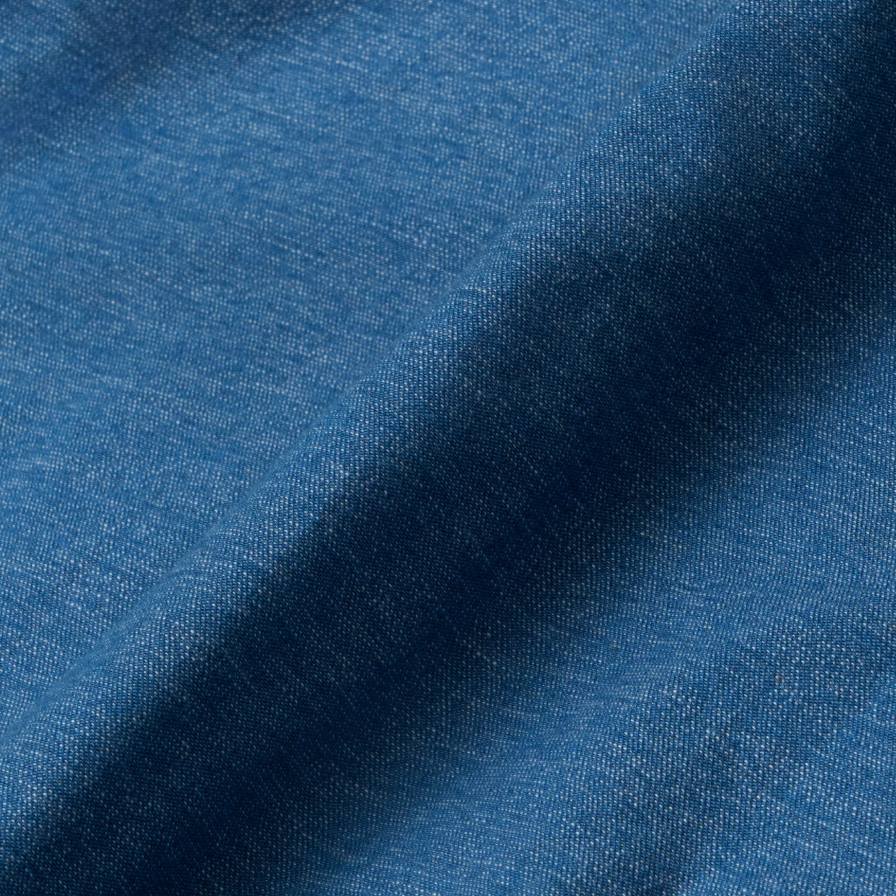 FACTORY SALE - Day to Day Camp Collar Short Sleeve Shirt - Blue