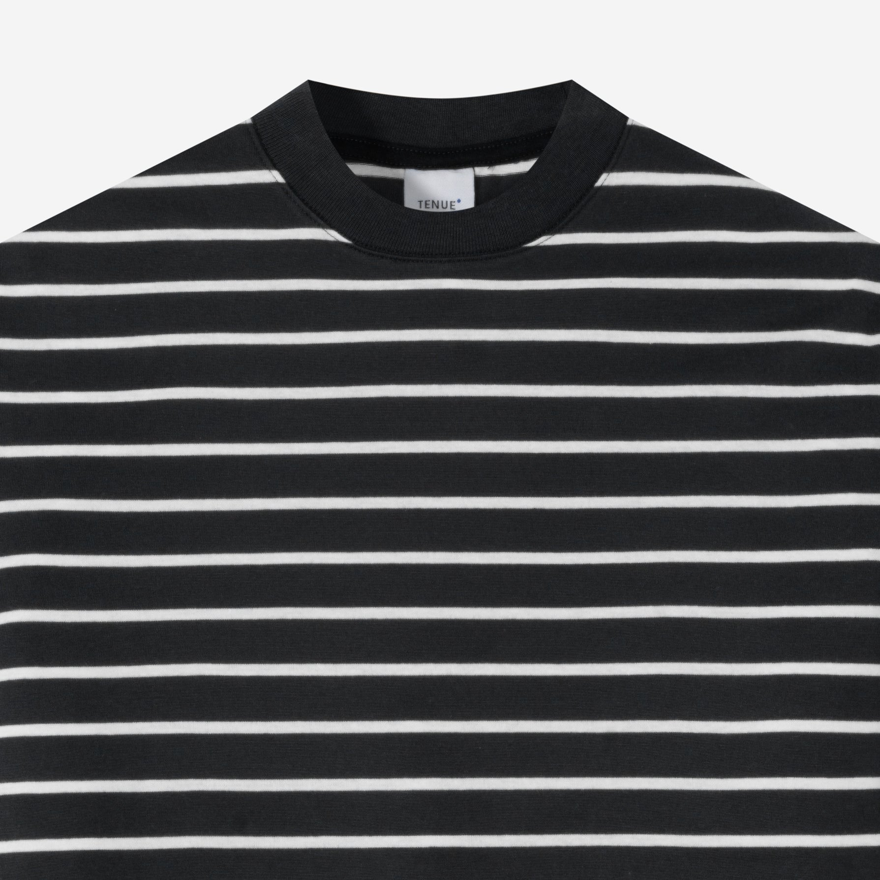 Everyday Stripes Tees - Black White