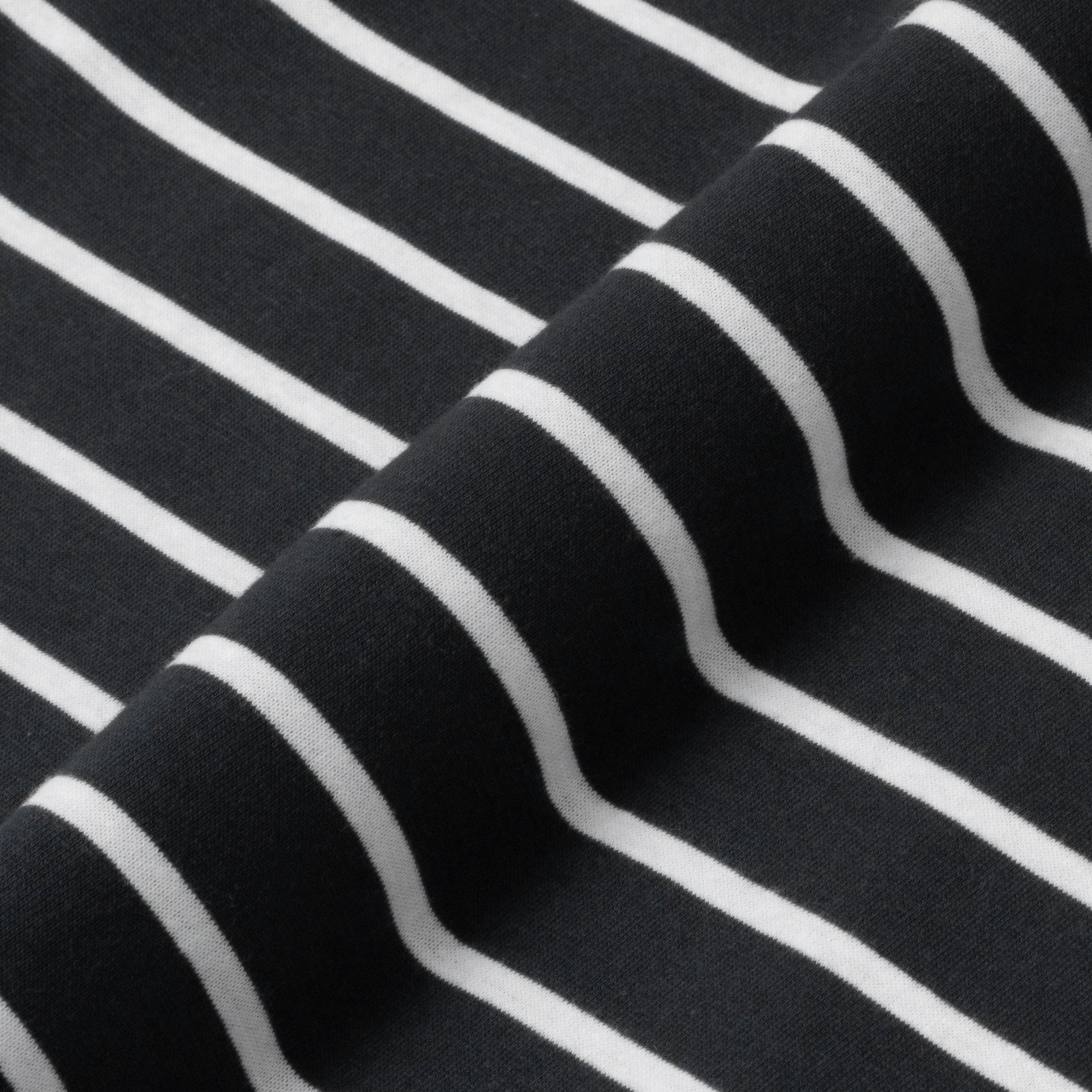 Everyday Stripes Tees - Black White