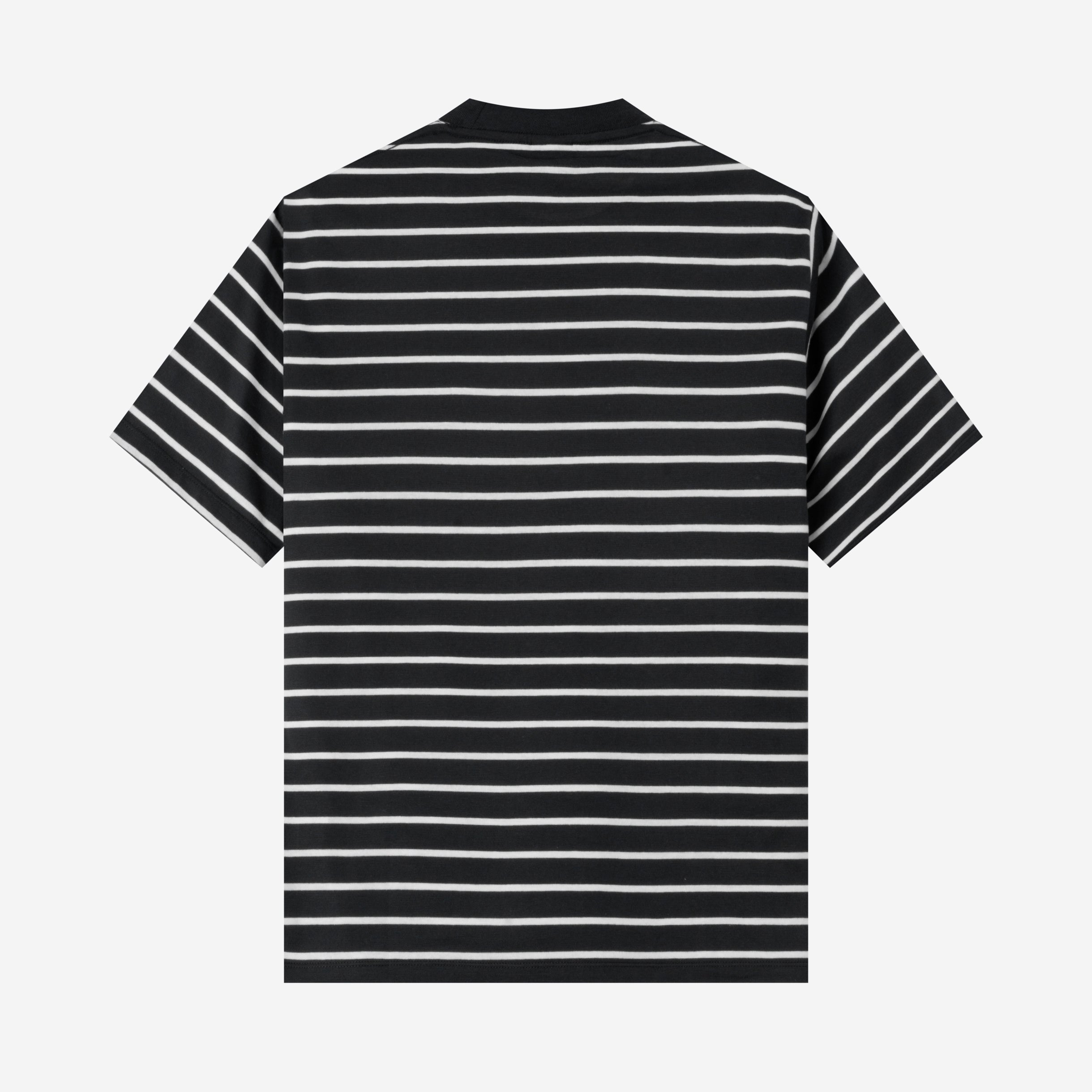 Everyday Stripes Tees - Black White