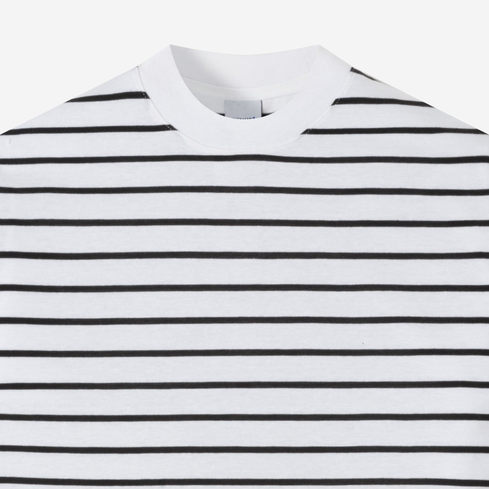 Everyday Stripes Tees - White Black