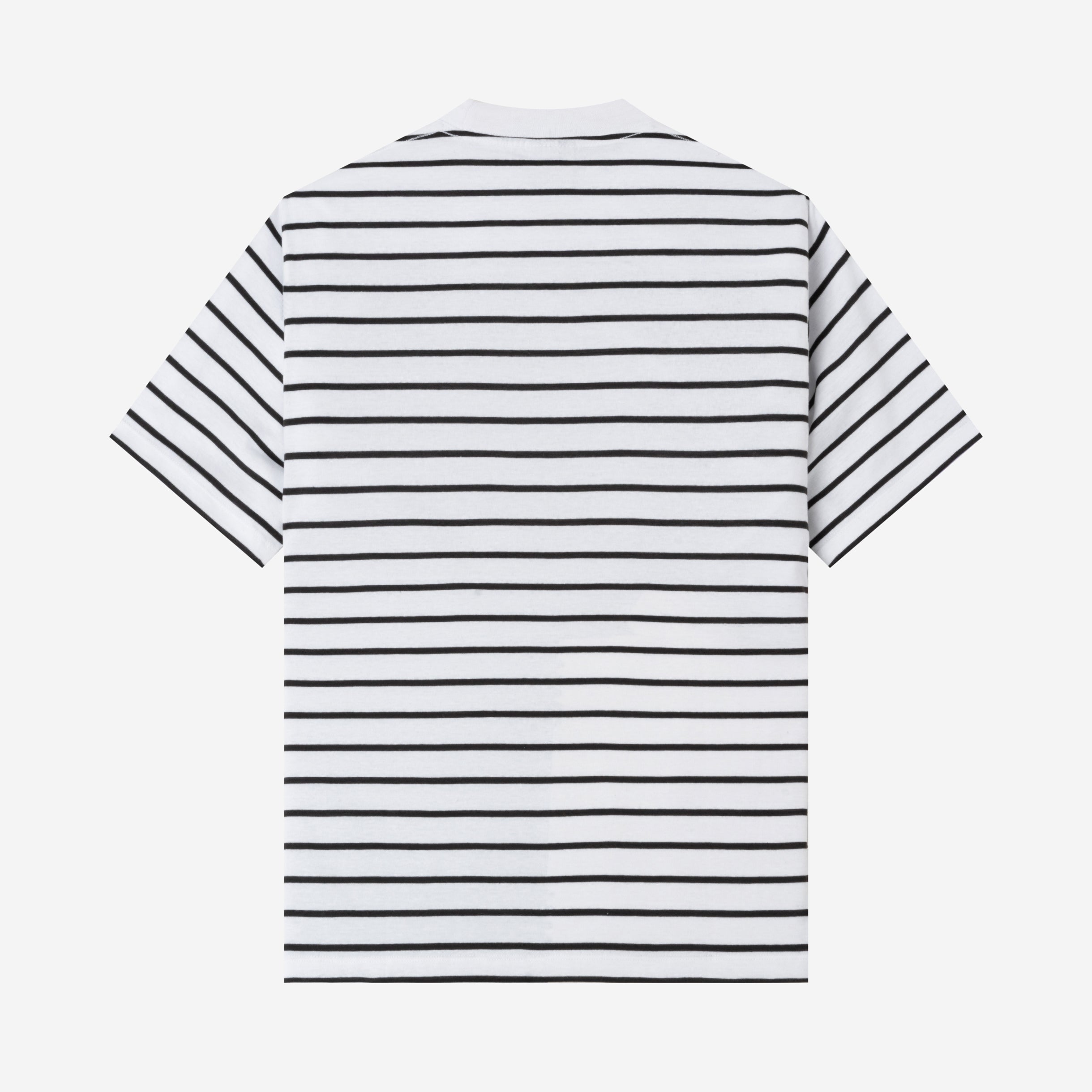 Everyday Stripes Tees - White Black