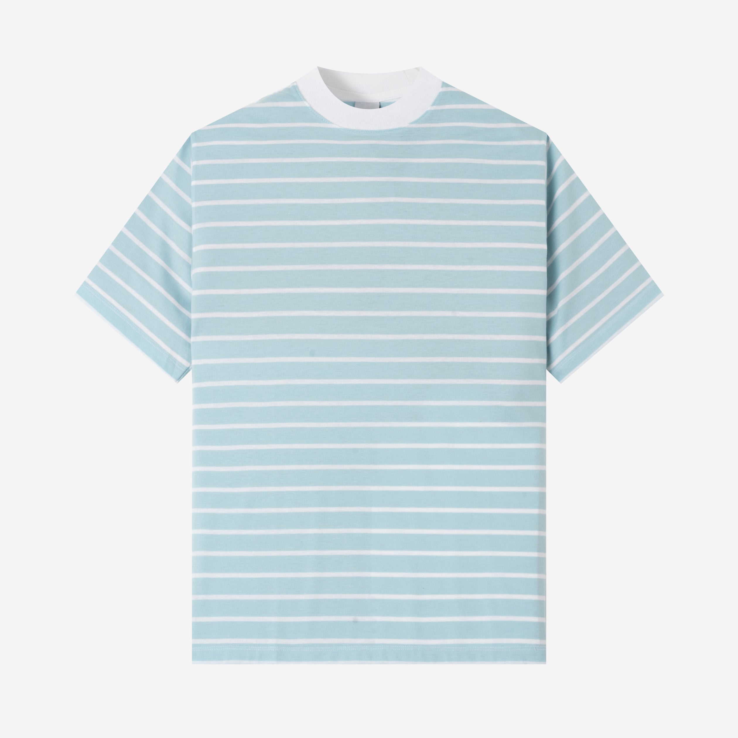 Everyday Stripes Tees - White Blue