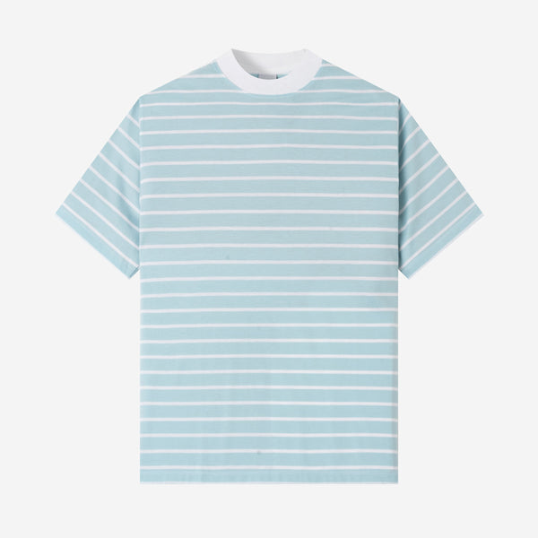 Everyday Stripes Tees - White Blue