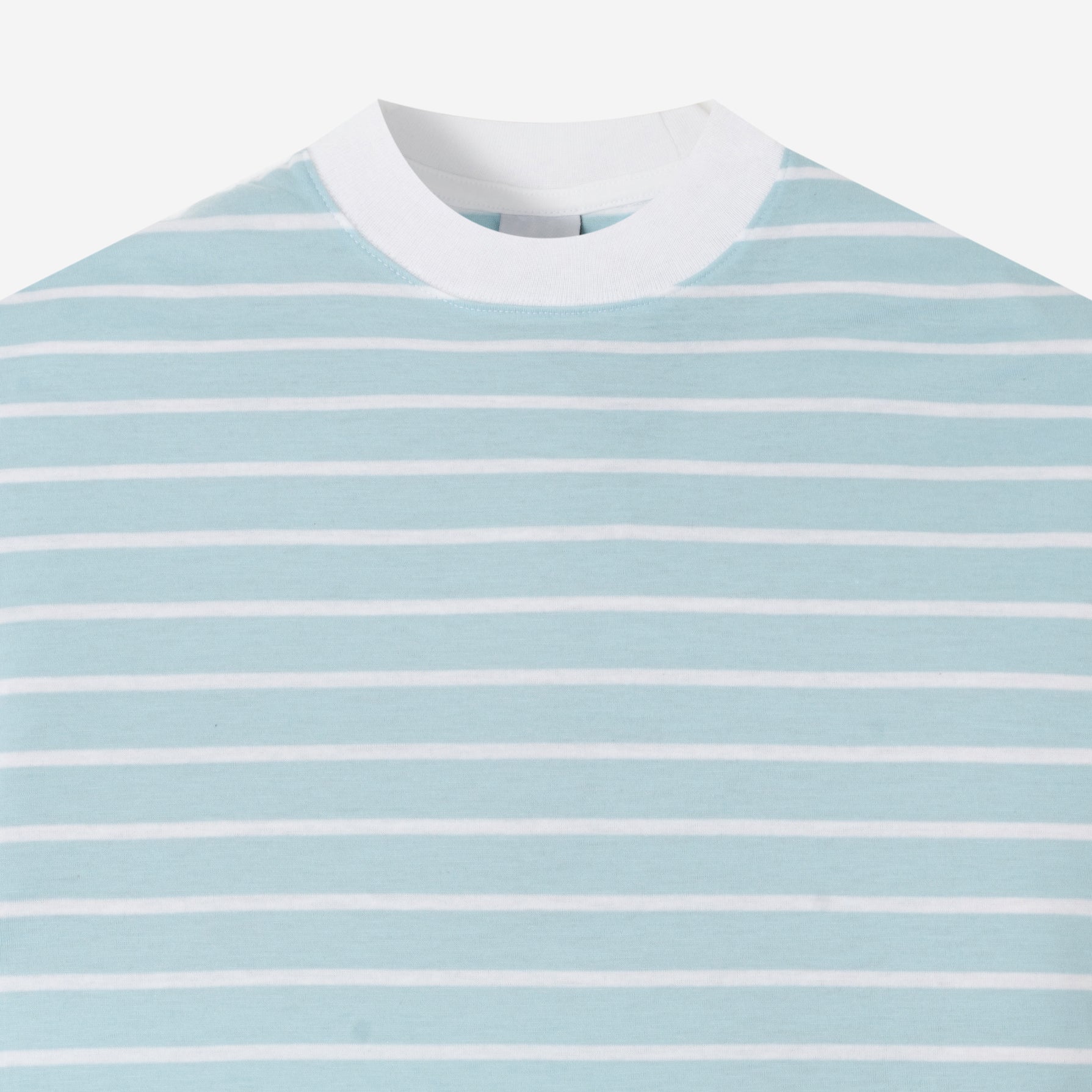 Everyday Stripes Tees - White Blue