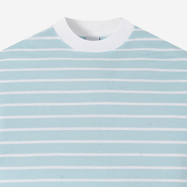 Everyday Stripes Tees - White Blue