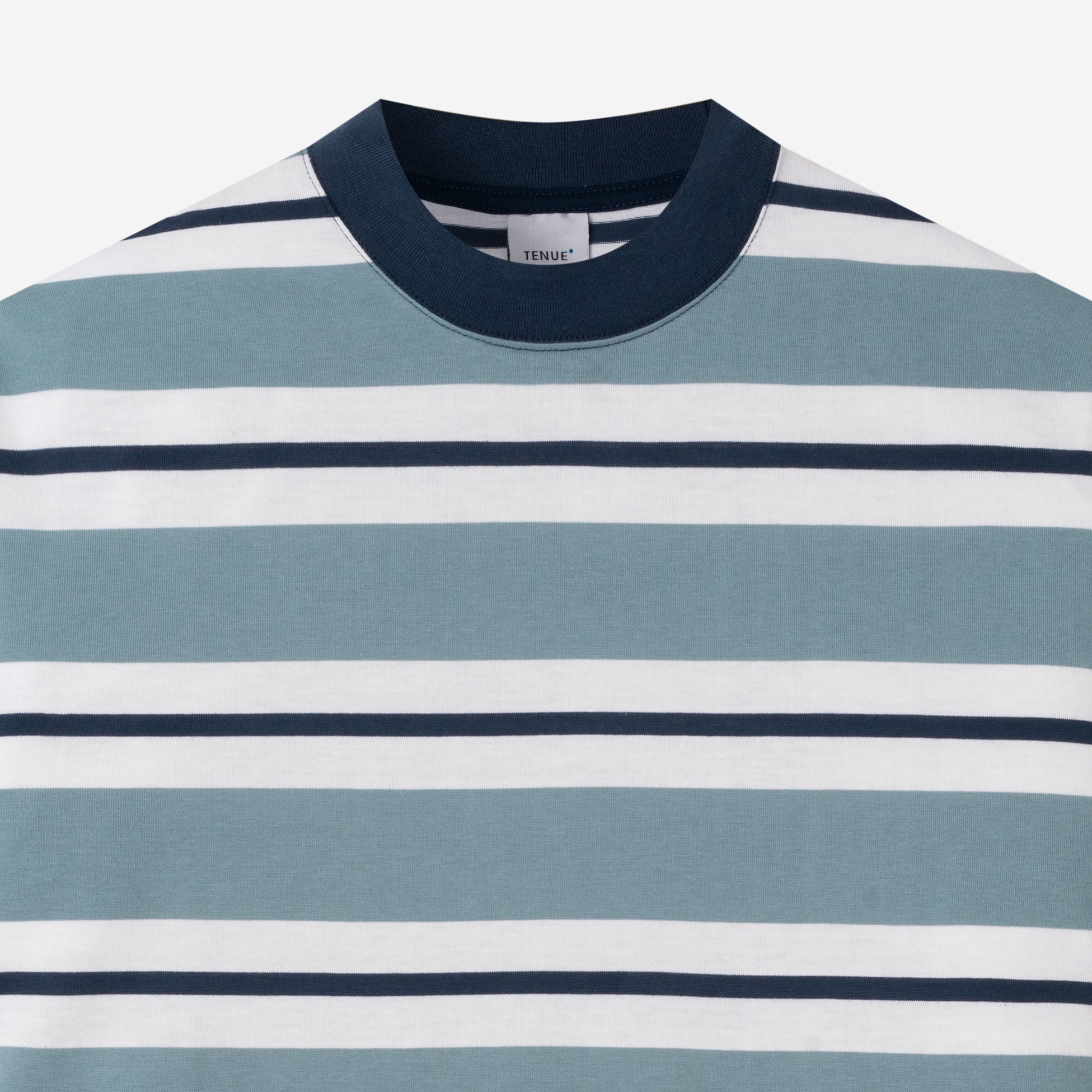 Everyday Stripes Tees - Navy Blue Grey