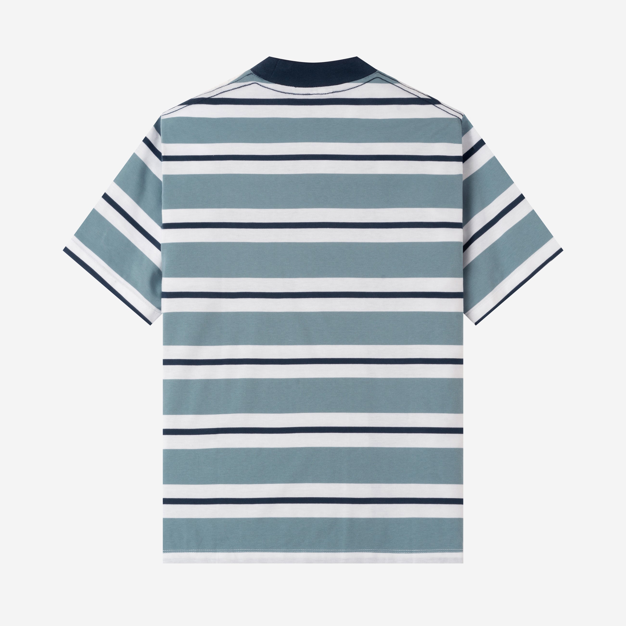 Everyday Stripes Tees - Navy Blue Grey