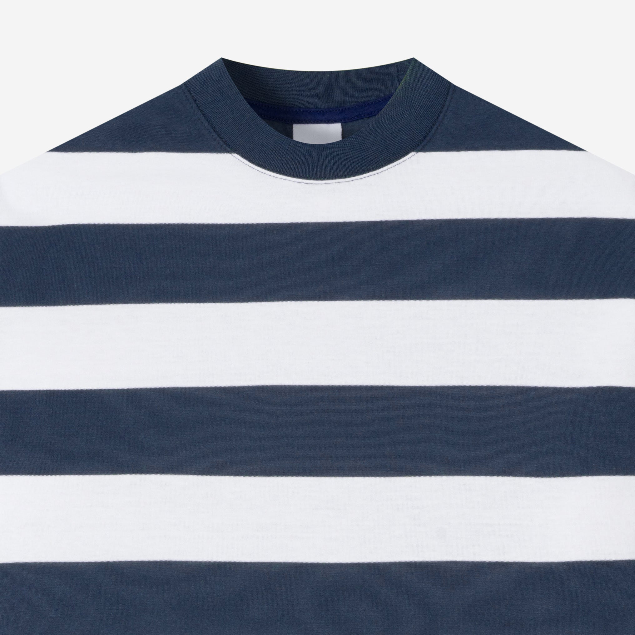 Everyday Stripes Tees - White Navy