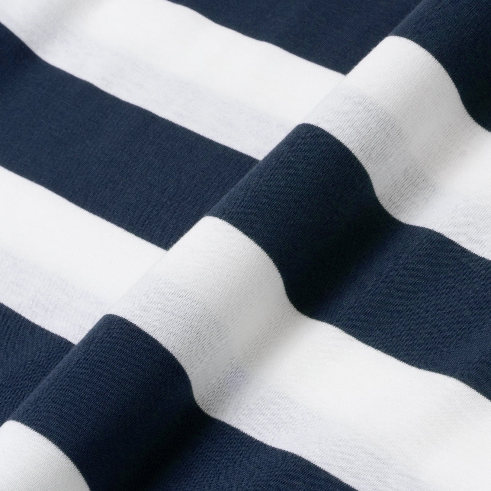 Everyday Stripes Tees - White Navy