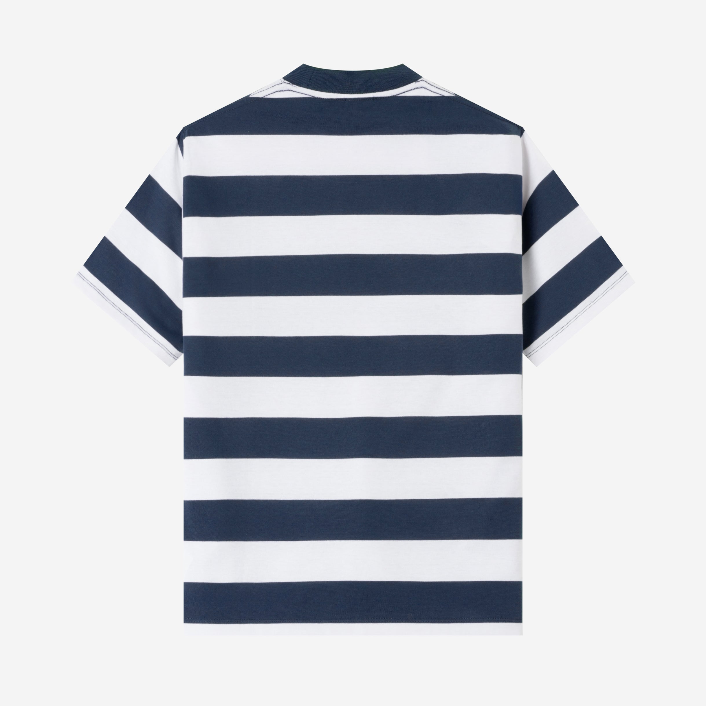 Everyday Stripes Tees - White Navy