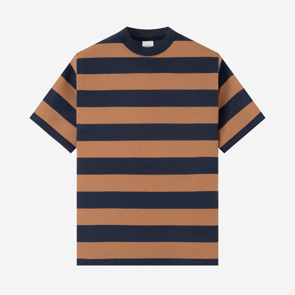 Everyday Stripes Tees - Navy Almond