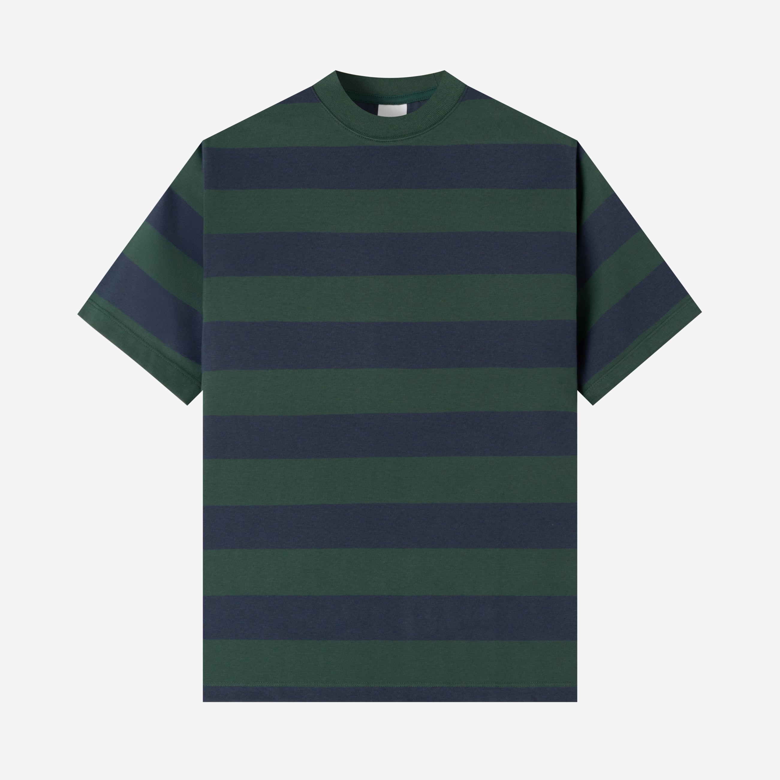 Everyday Stripes Tees - Navy Green