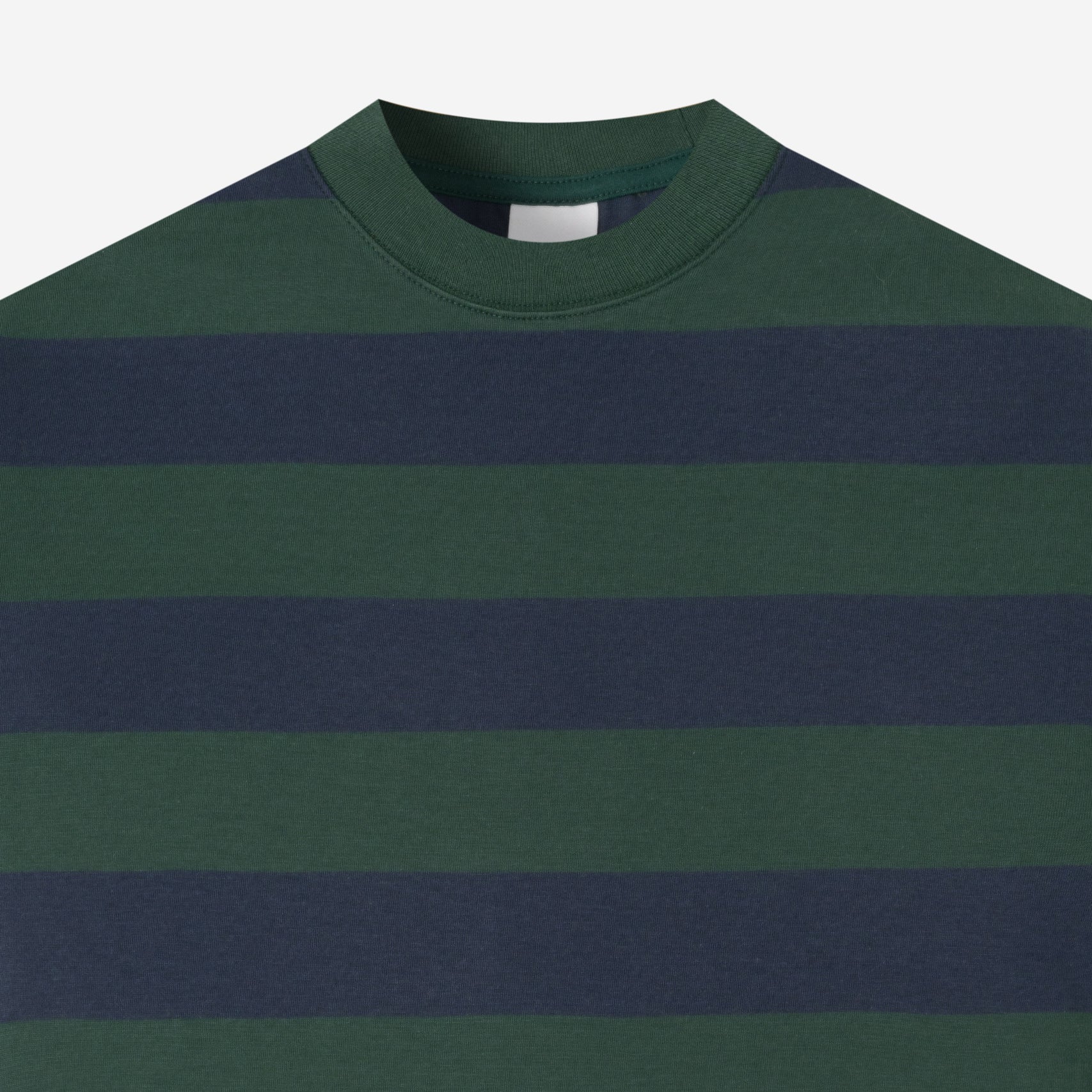 Everyday Stripes Tees - Navy Green