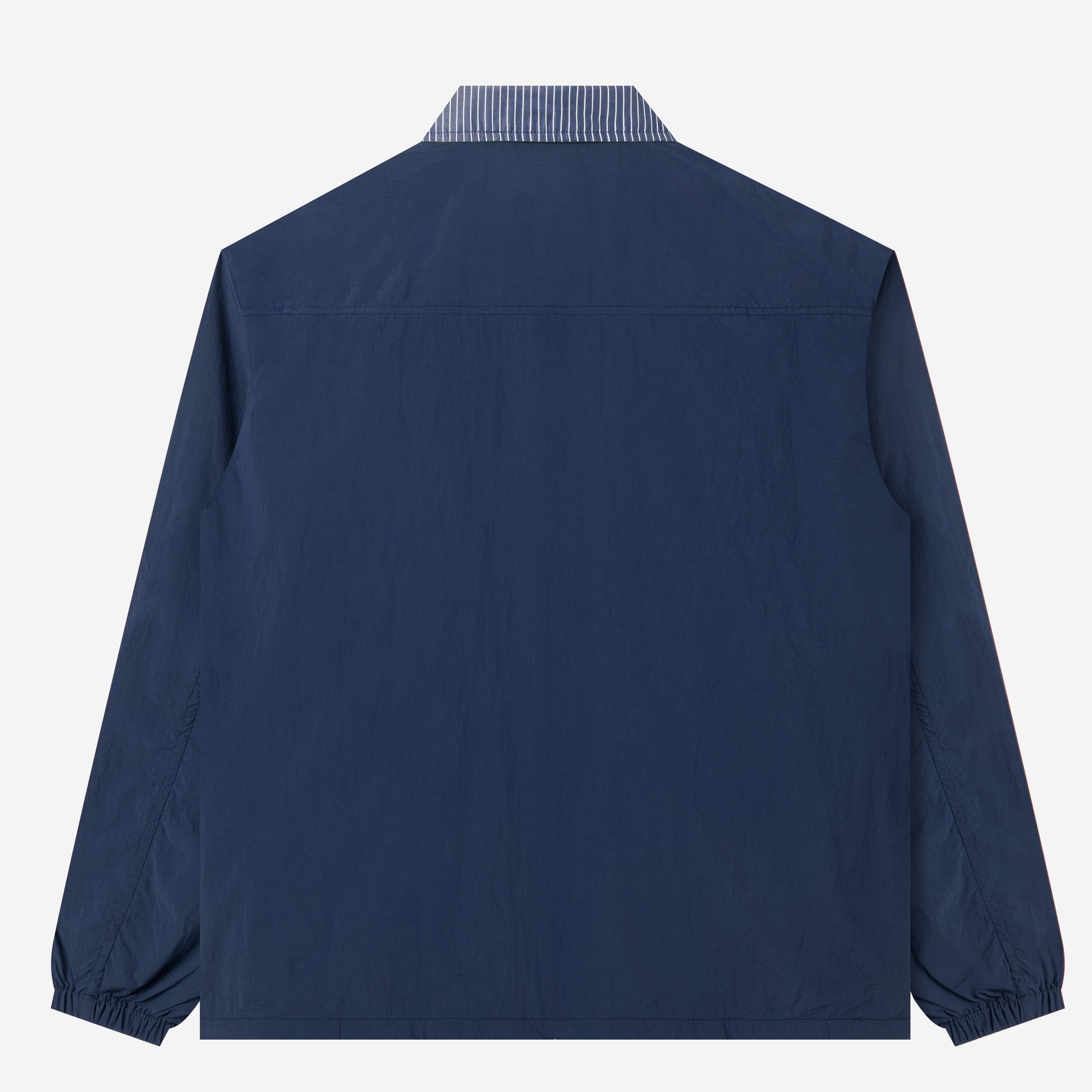 TENUE Coach Jacket Kerah Stripes - Navy - Everyday