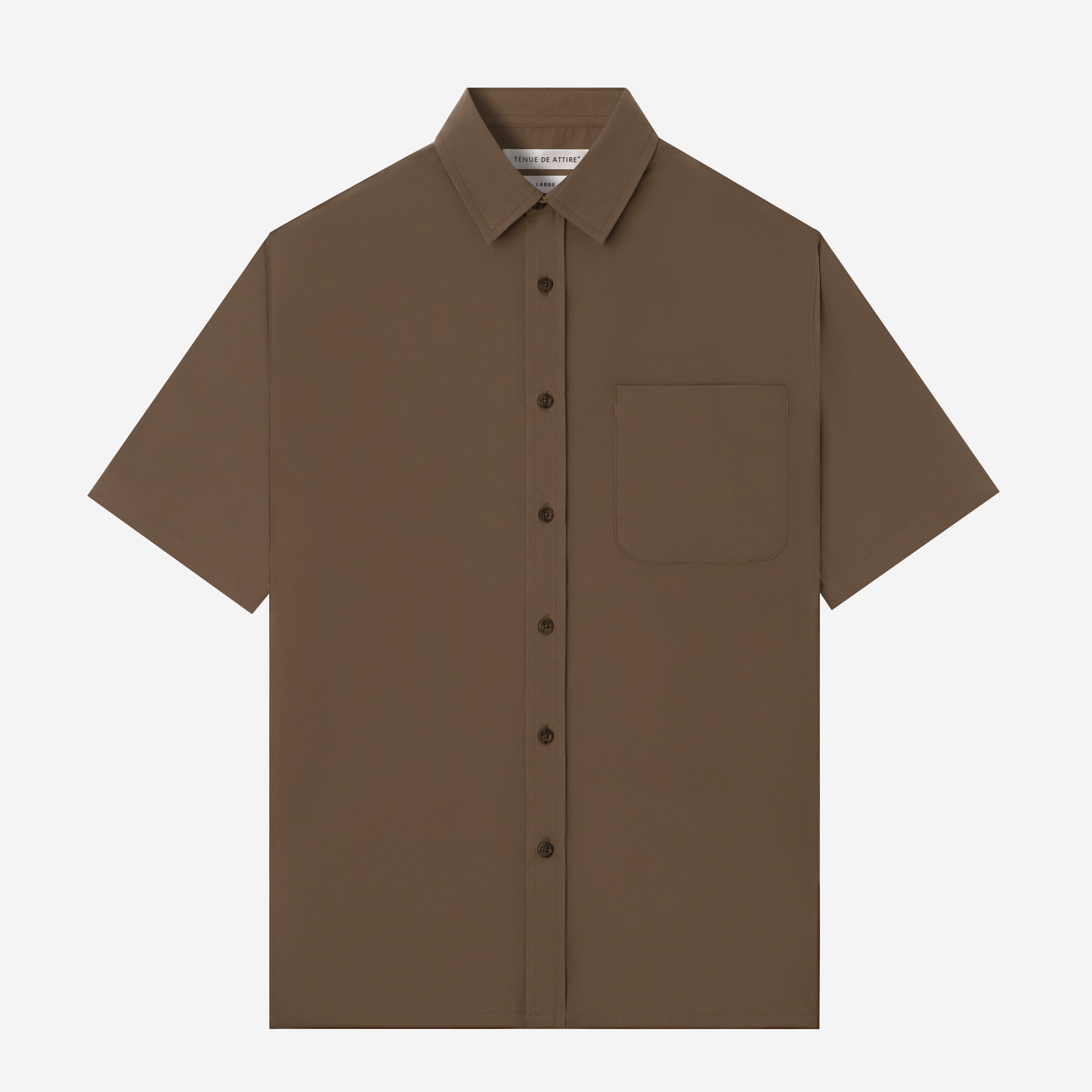 FACTORY SALE - CREMA Short Sleeve - Dark Brown