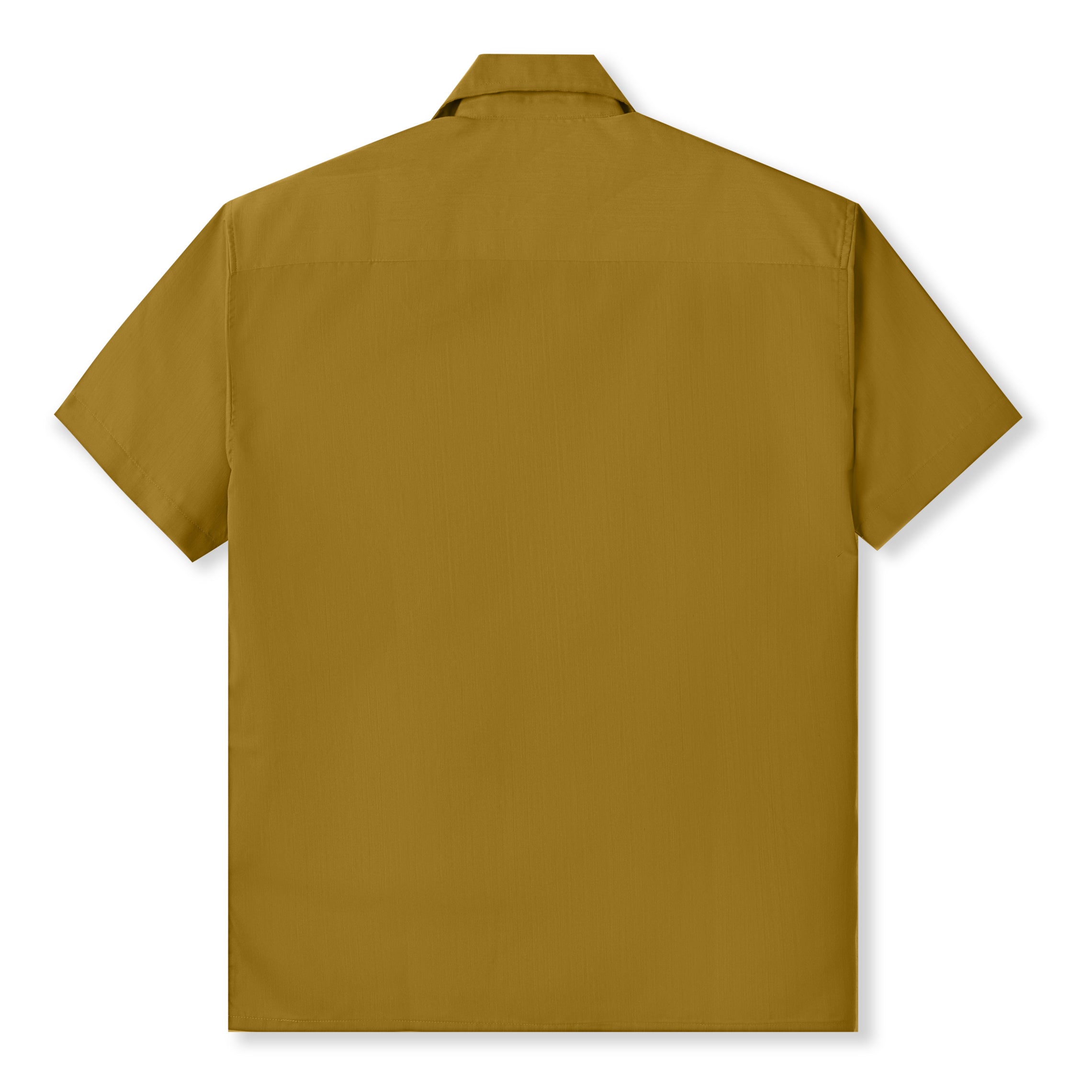 FACTORY SALE - The Prep Shirt Regular - Dark Mustard Brown Button