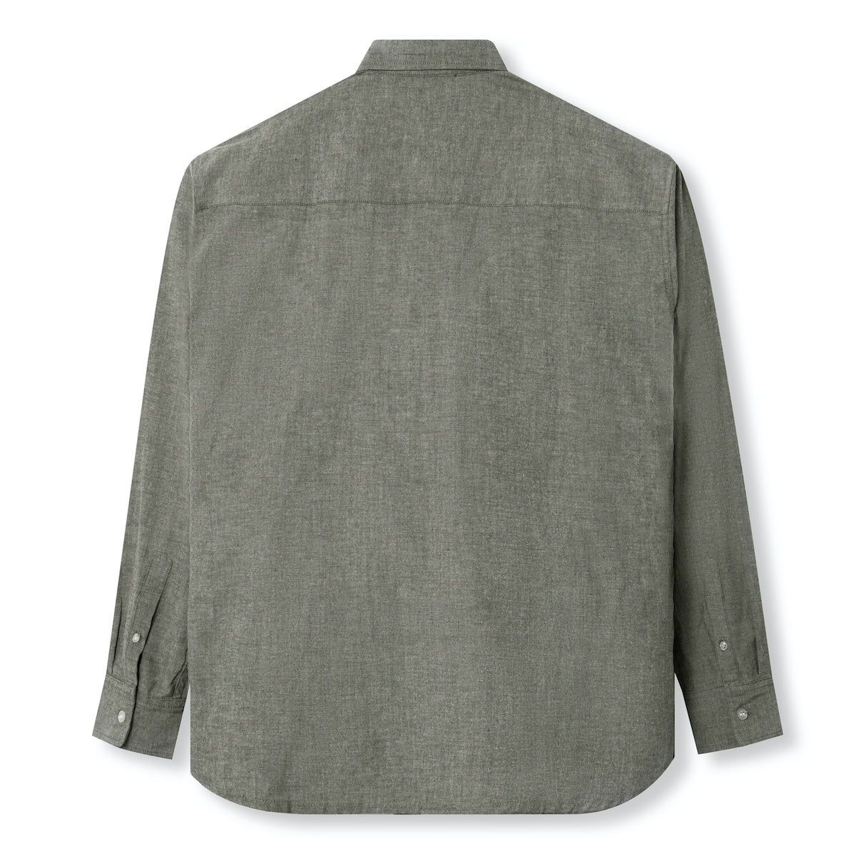 FACTORY SALE - Parisian Oxford Long Sleeve Shirt - Dark Green