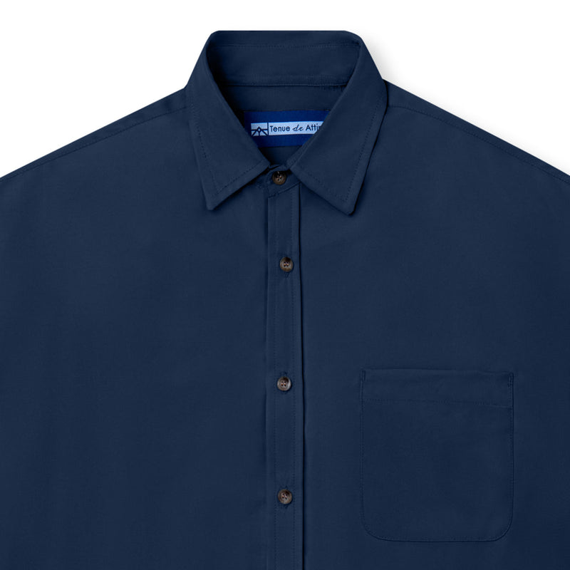 FACTORY SALE - Officine Long Sleeve Shirt - Navy