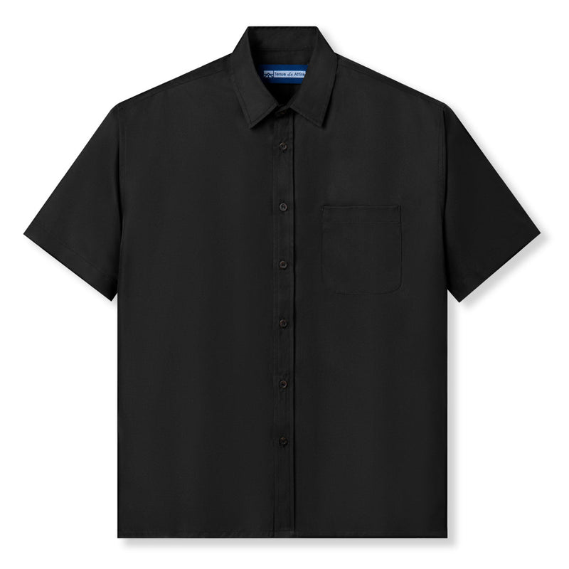 FACTORY SALE - Officine Short Sleeve Shirt - Black