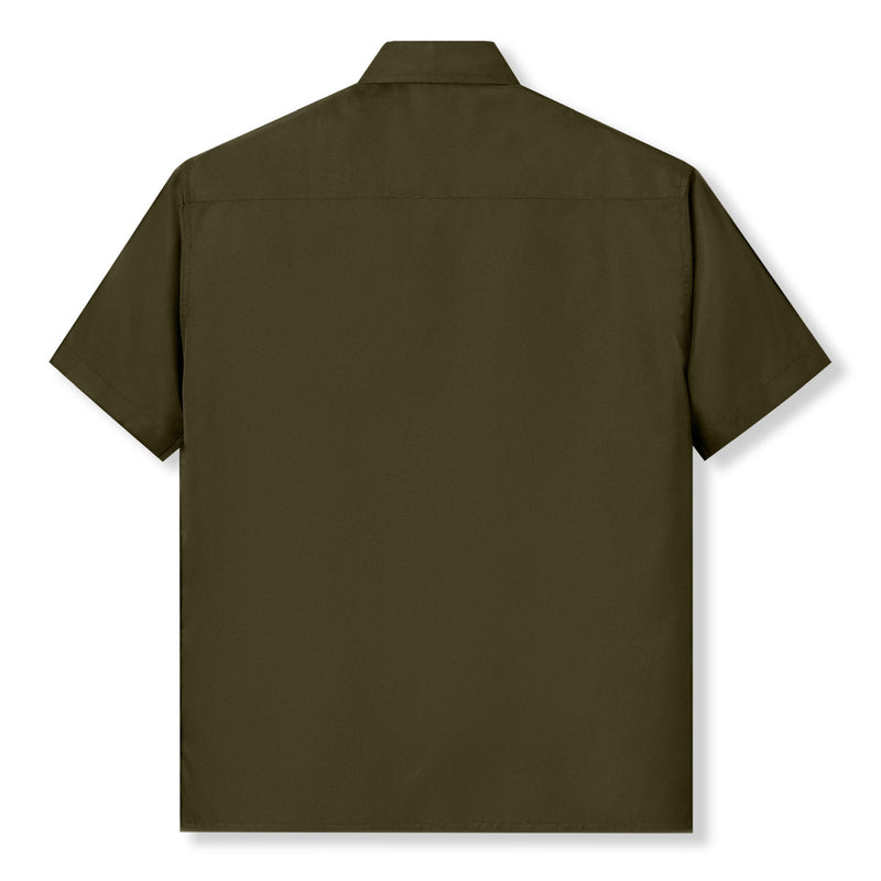FACTORY SALE - Officine Short Sleeve Shirt - Army Green