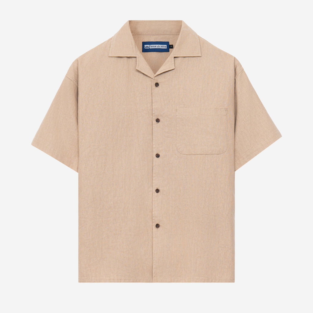 DTD Linen Short Sleeve - Khaki